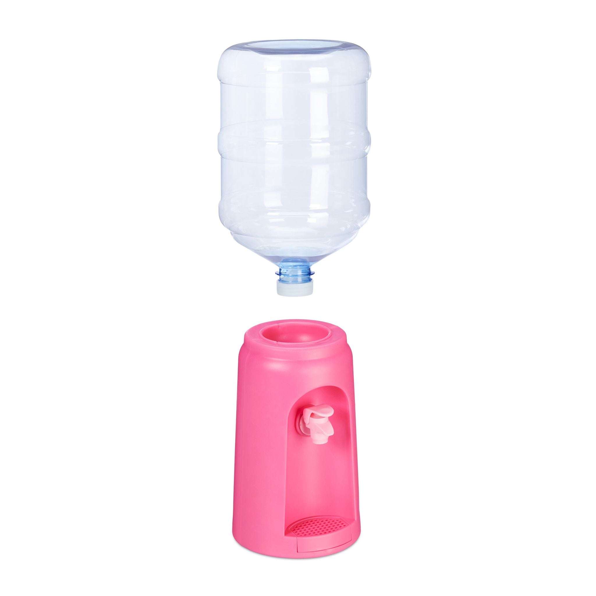 Wasserspender mit Tank Pink-Transparent