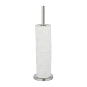 Toilettenpapier Aufbewahrung stehend Silber