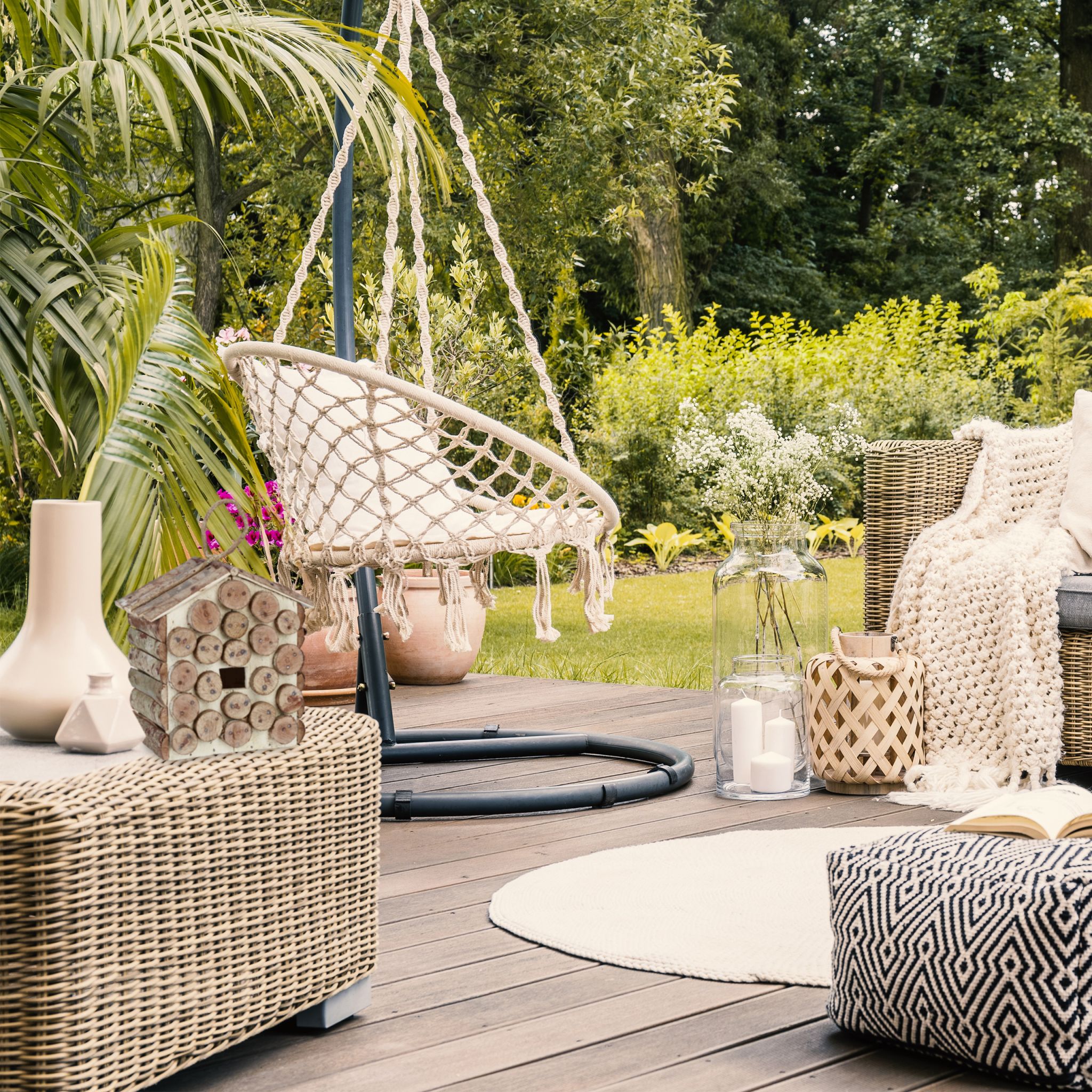 Deko Vogelhaus in verschiedenen Designs Braun von Relaxdays