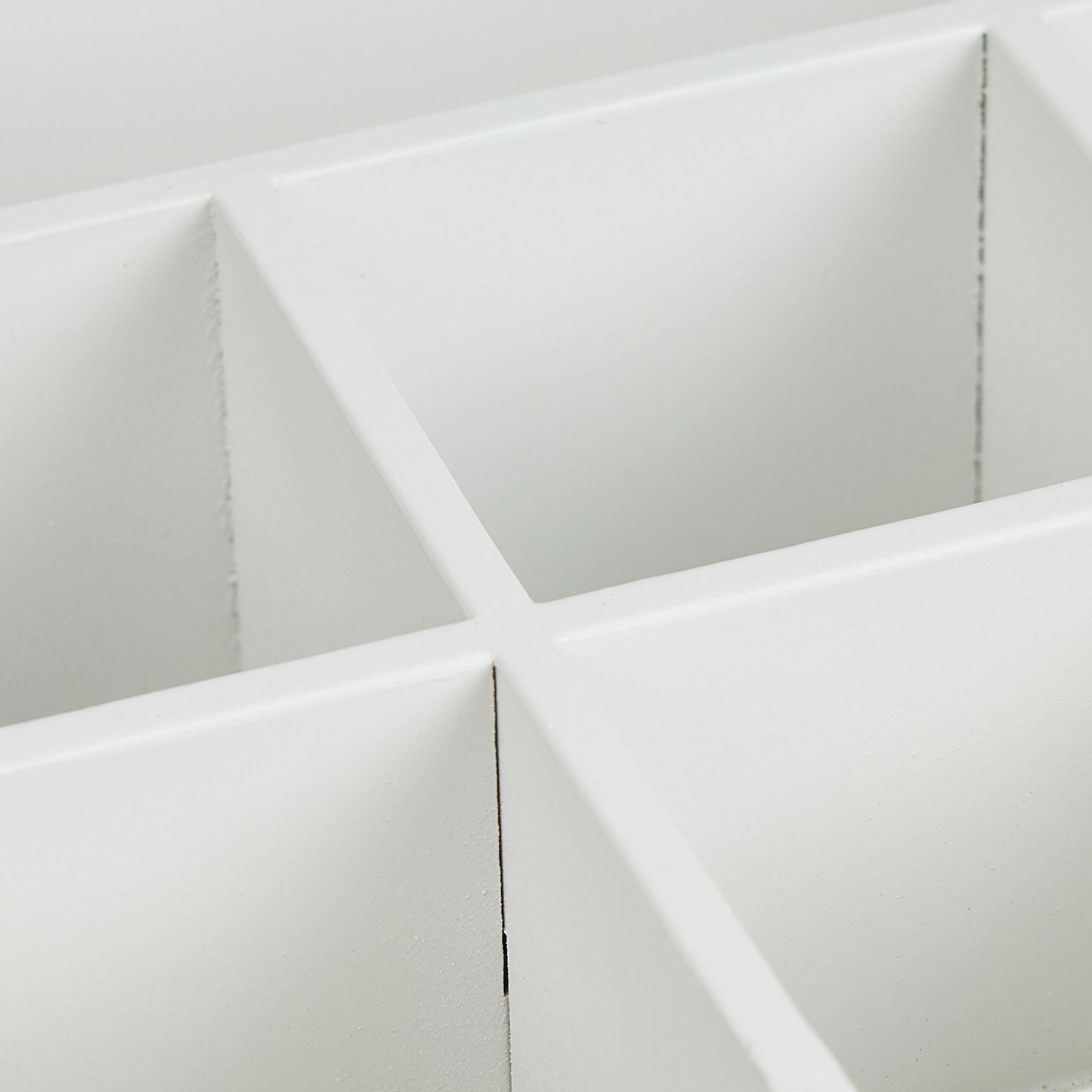 Teebox in Holzoptik Weiss-Silber-Transparent von Relaxdays