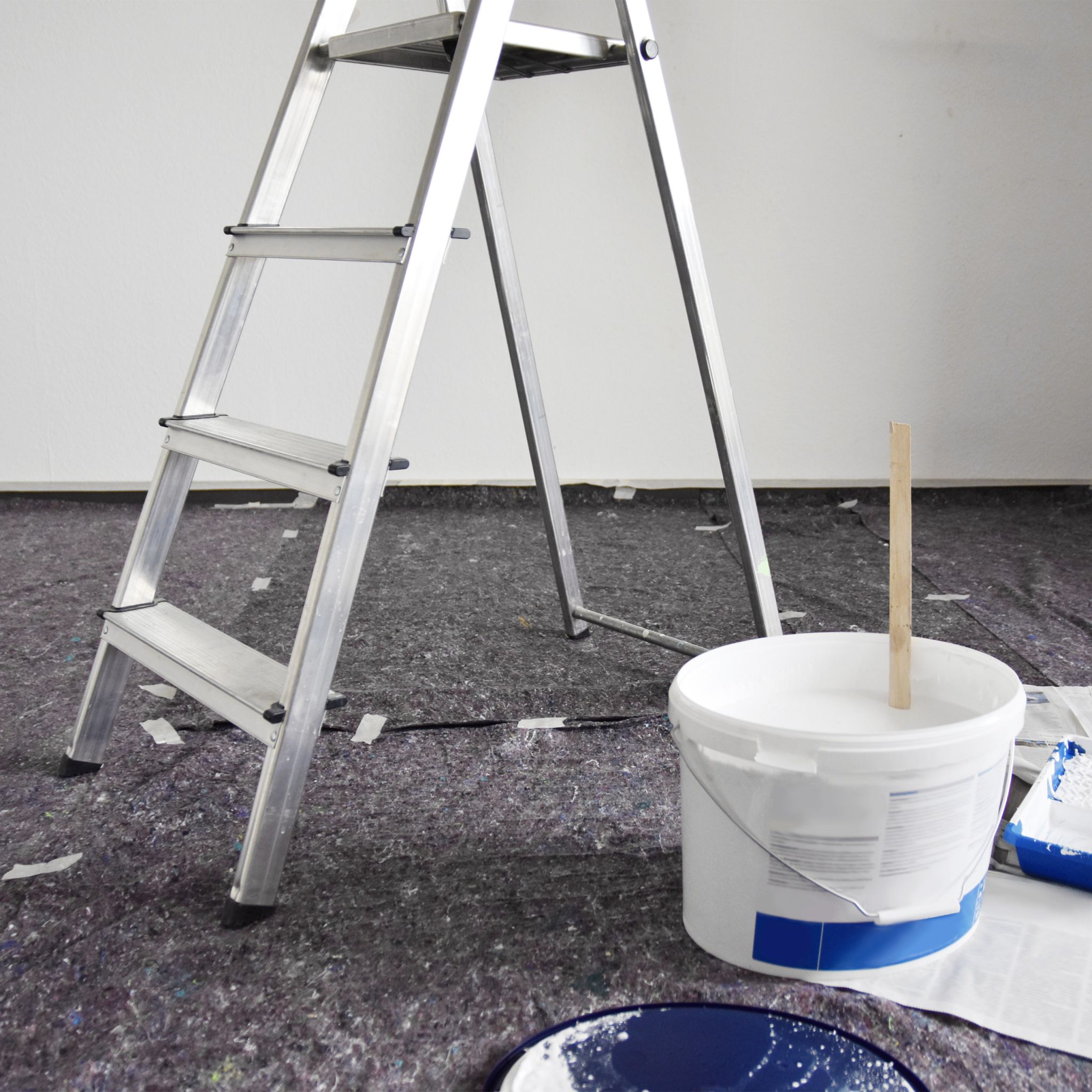 Malervlies 220g/m² 1x25 m Grau von Relaxdays