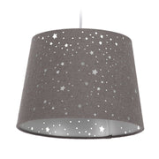 Kinderzimmerlampe Sterne Grau von Relaxdays