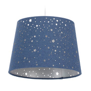 Kinderzimmerlampe Sterne Dunkelblau von Relaxdays