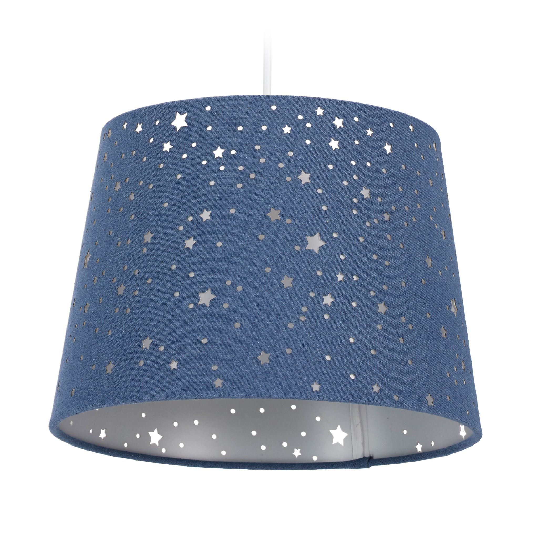 Kinderzimmerlampe Sterne Dunkelblau von Relaxdays