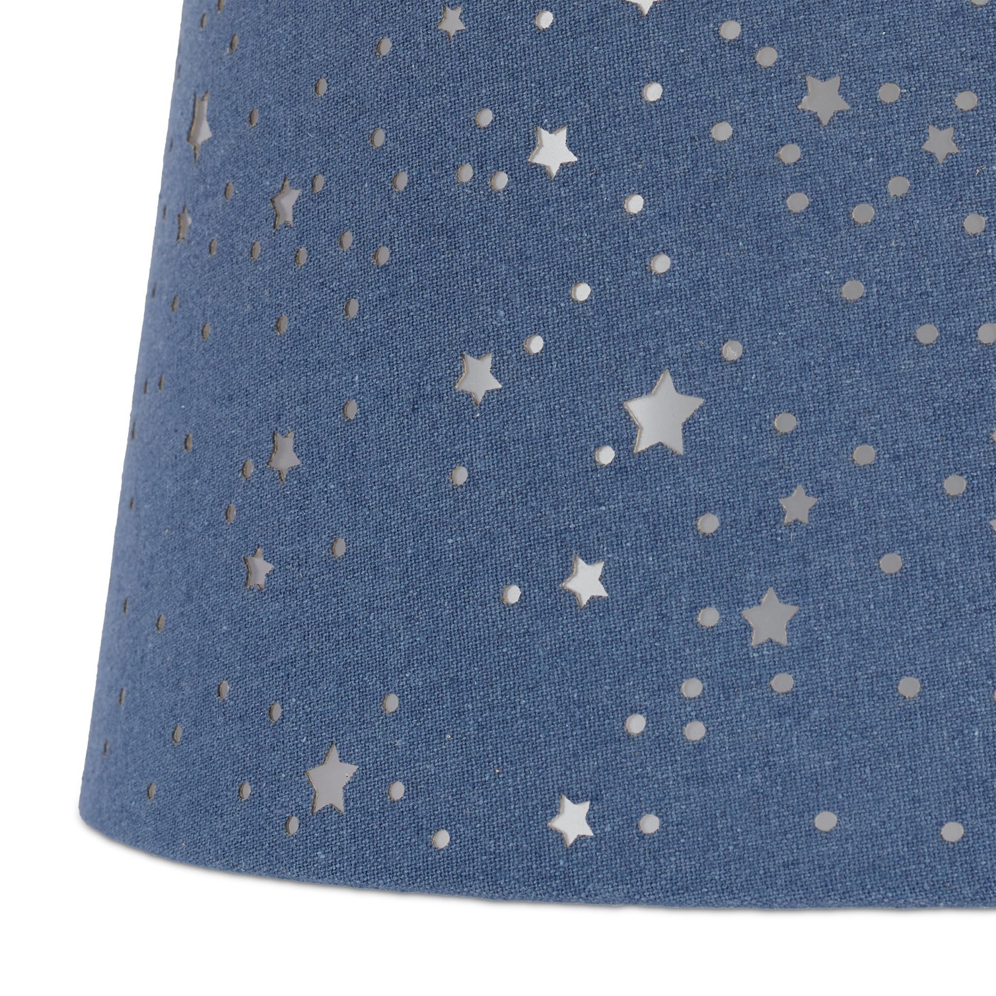 Kinderzimmerlampe Sterne Dunkelblau von Relaxdays