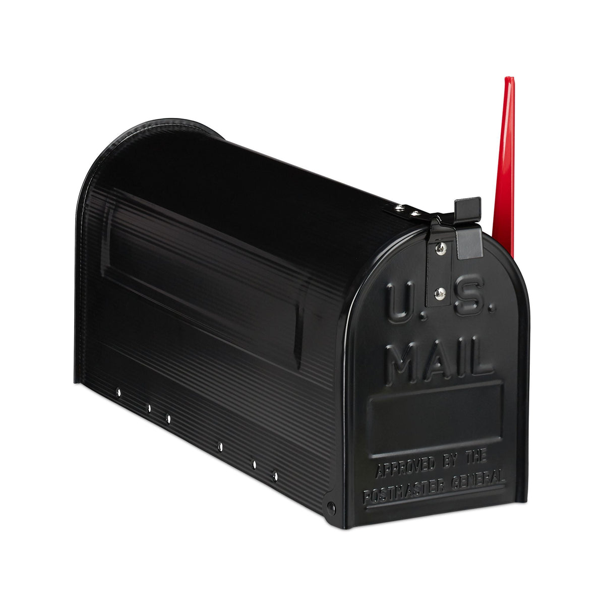 US Mailbox Postkasten Rot-Schwarz von Relaxdays