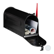 US Mailbox Postkasten Rot-Schwarz von Relaxdays