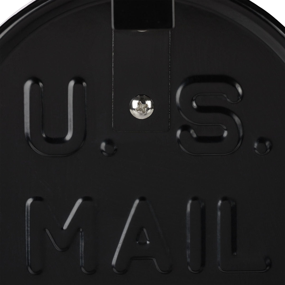 US Mailbox Postkasten Rot-Schwarz von Relaxdays
