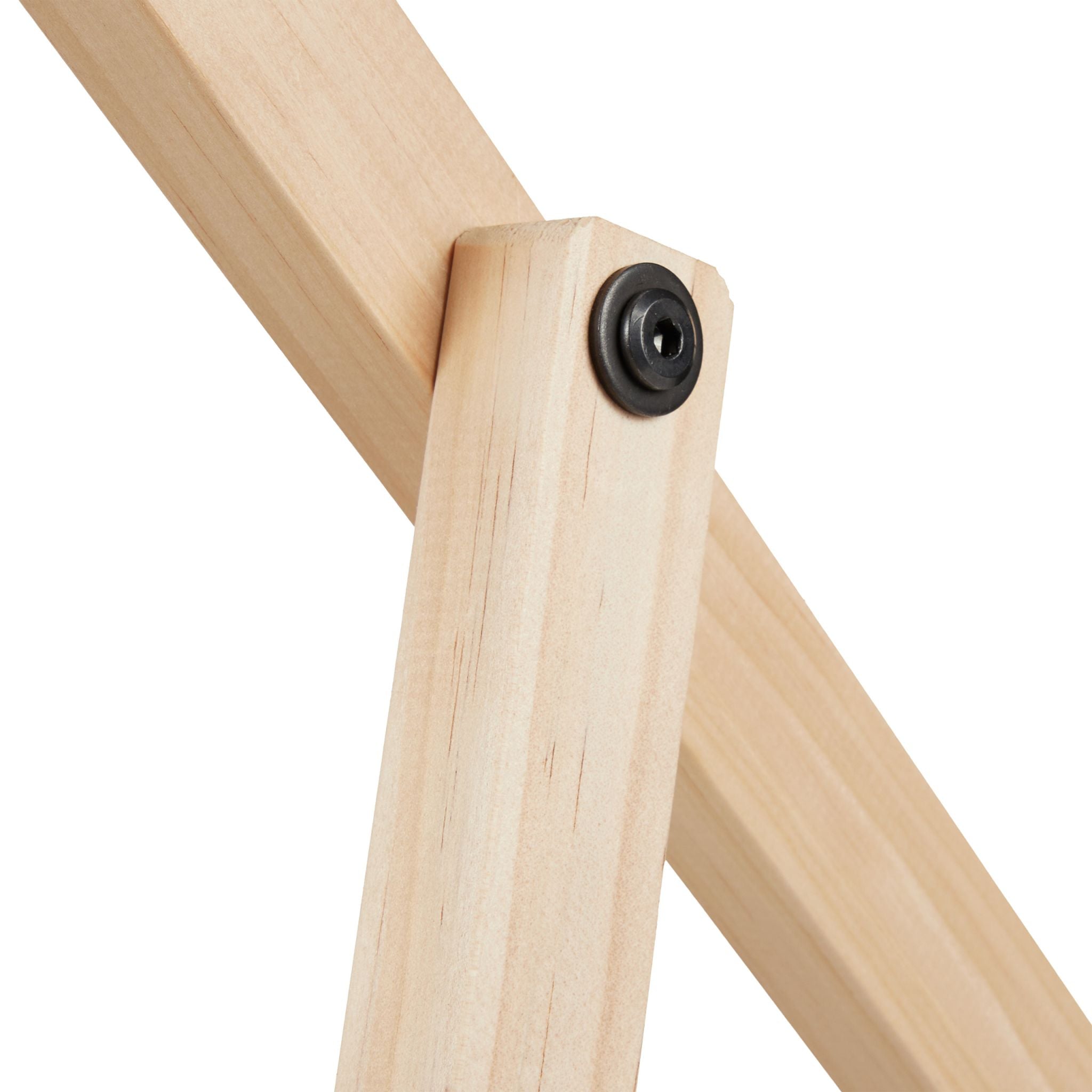 Liegestuhl Holz klappbar Creme-Hellbraun von Relaxdays