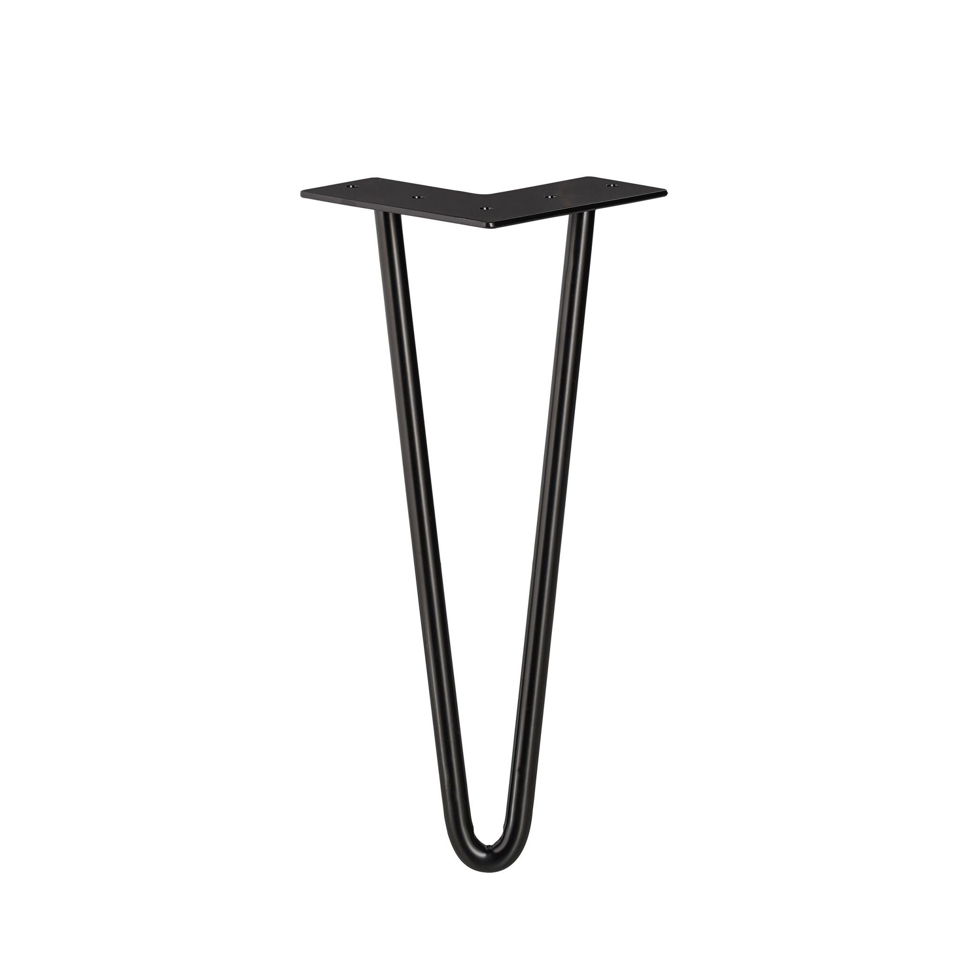 Hairpin Legs mit 2 Streben 4er-Set Schwarz von Relaxdays