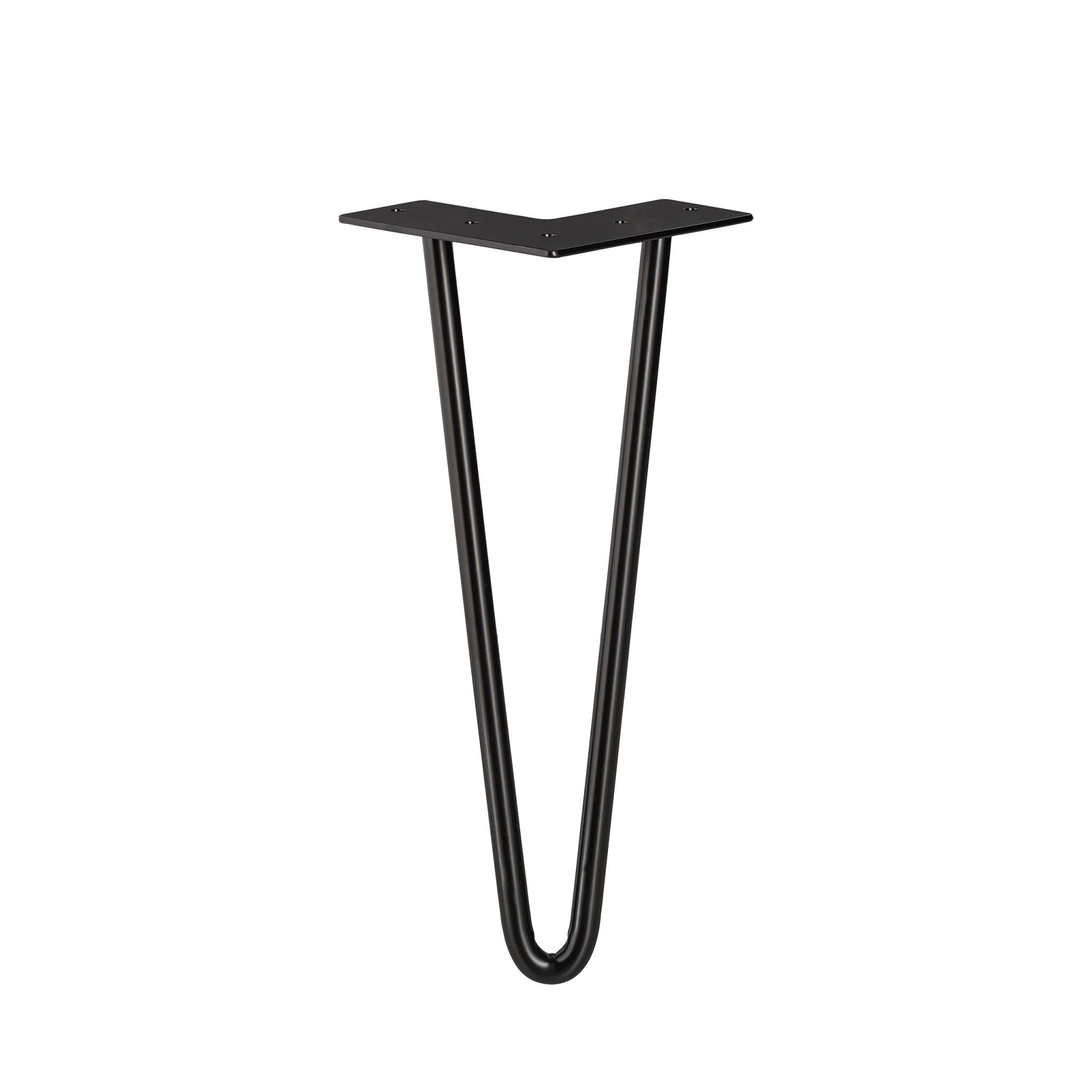 Hairpin Legs mit 2 Streben 4er-Set Schwarz von Relaxdays