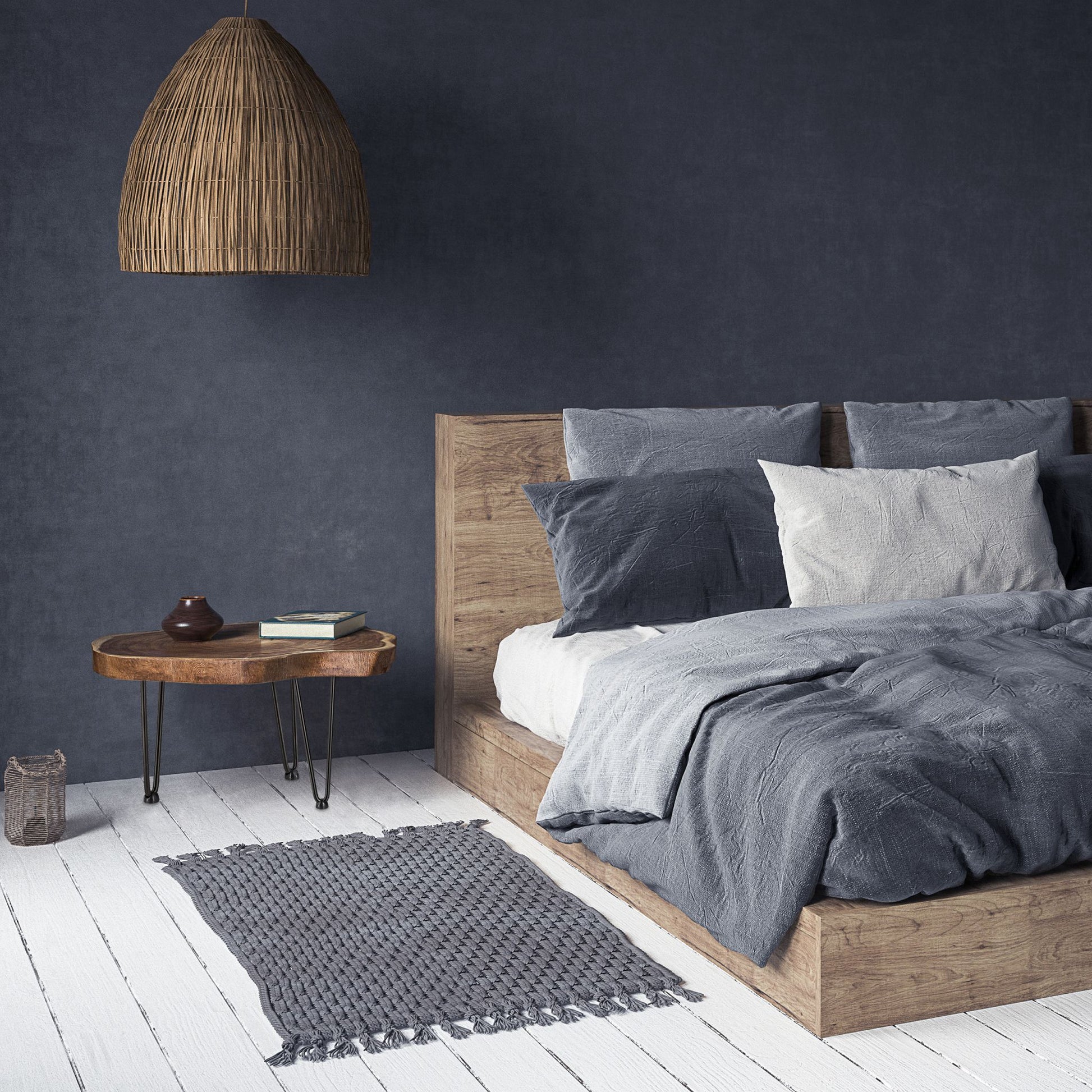 Hairpin Legs mit 2 Streben 4er-Set Schwarz von Relaxdays