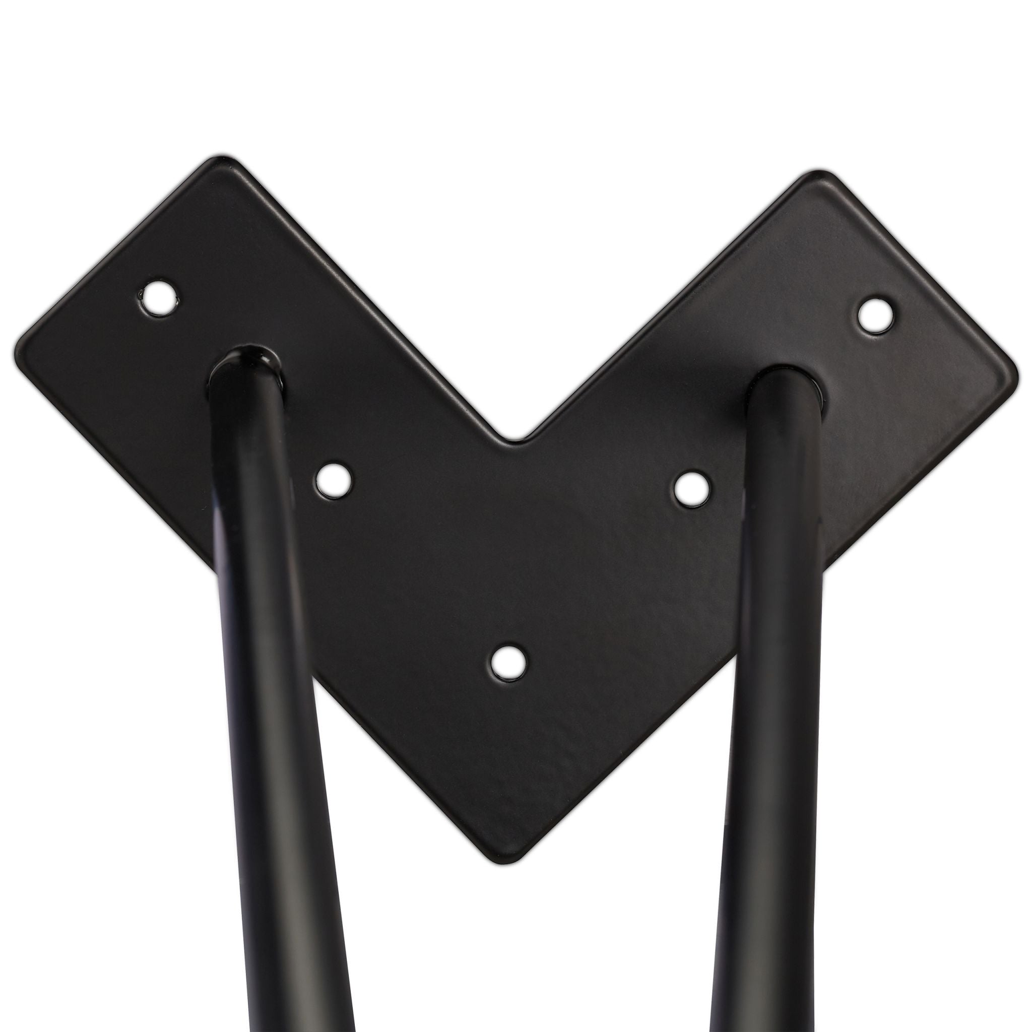 Hairpin Legs mit 2 Streben 4er-Set Schwarz von Relaxdays