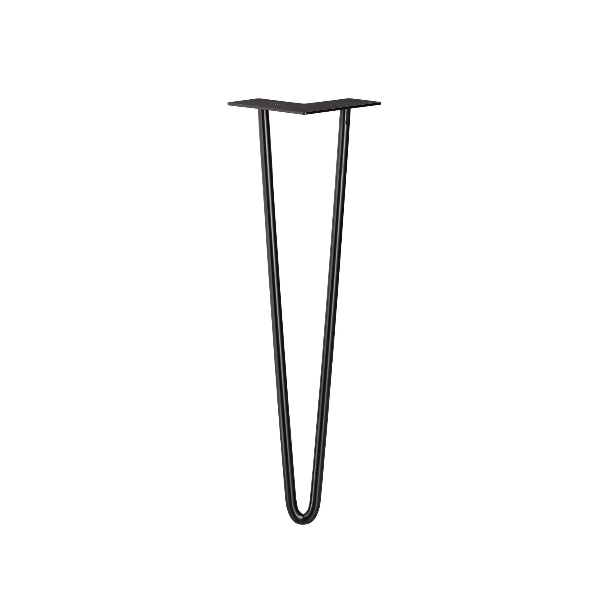 Hairpin Legs mit 2 Streben 4er-Set Schwarz von Relaxdays