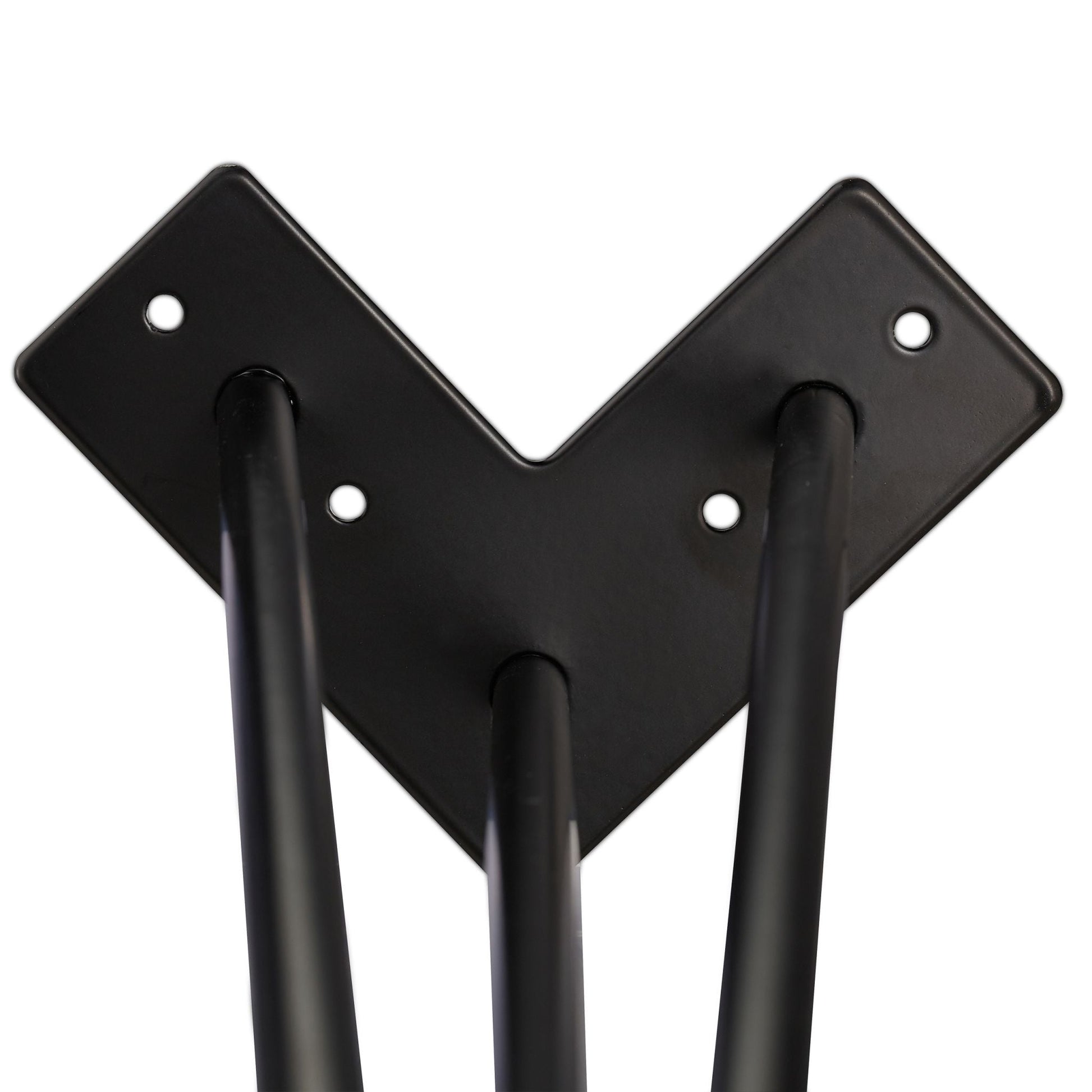 Hairpin Legs mit 3 Streben 4er-Set Schwarz von Relaxdays