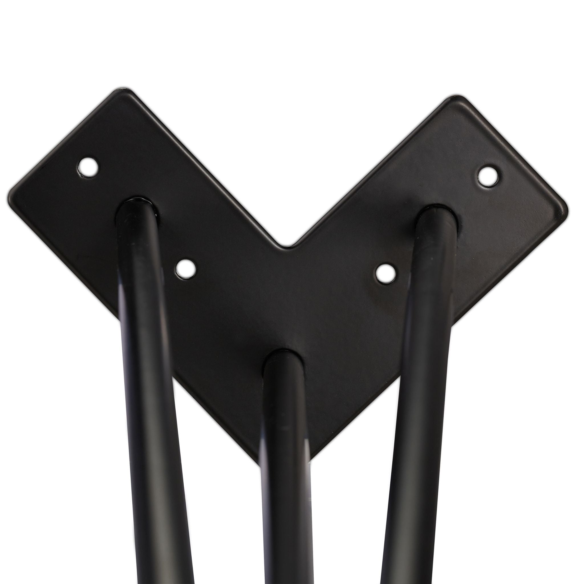 Hairpin Legs mit 3 Streben 4er-Set Schwarz von Relaxdays