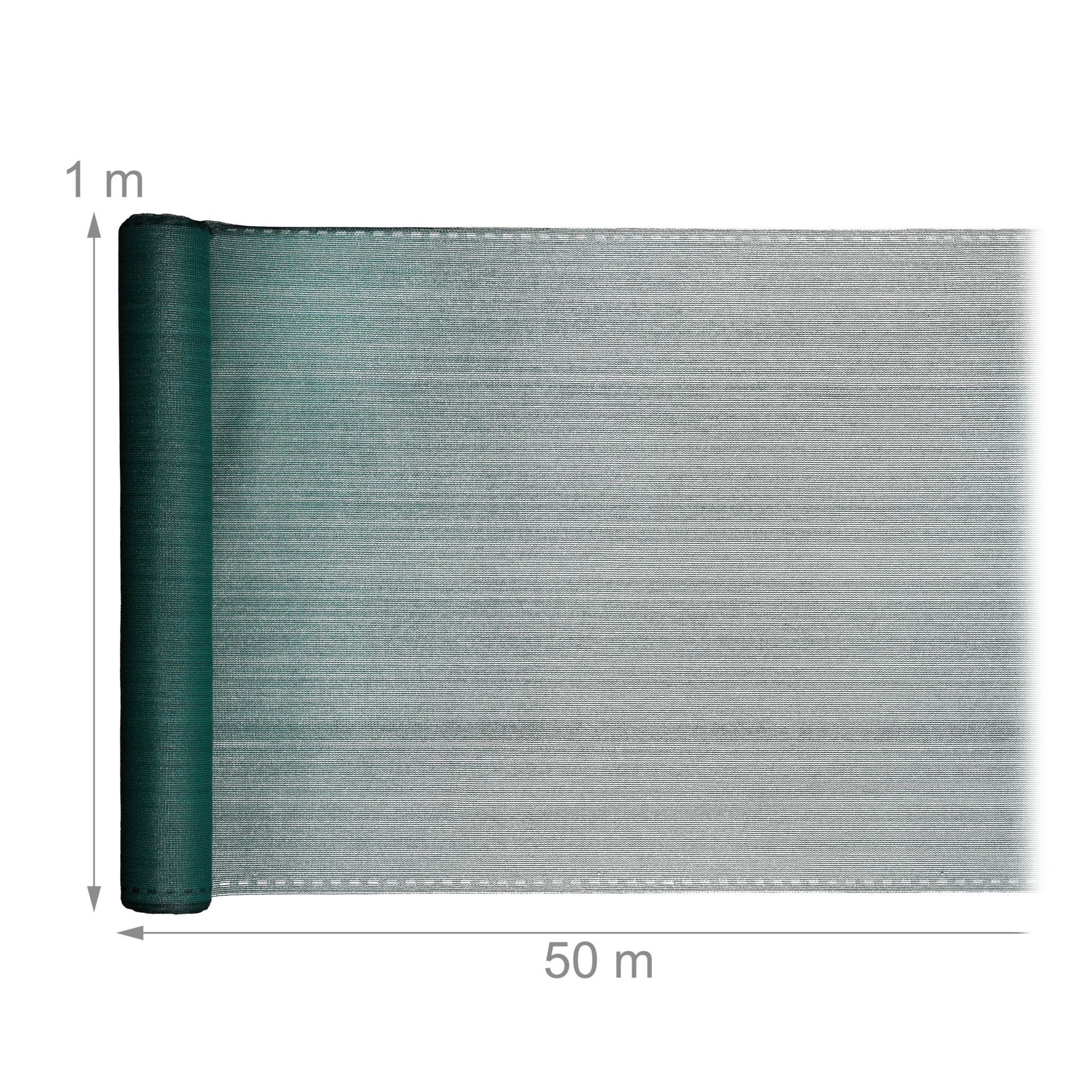 Zaunblende grün 1m Dunkelgrün