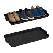 XL Schuhablage 2er-Set Schwarz von Relaxdays