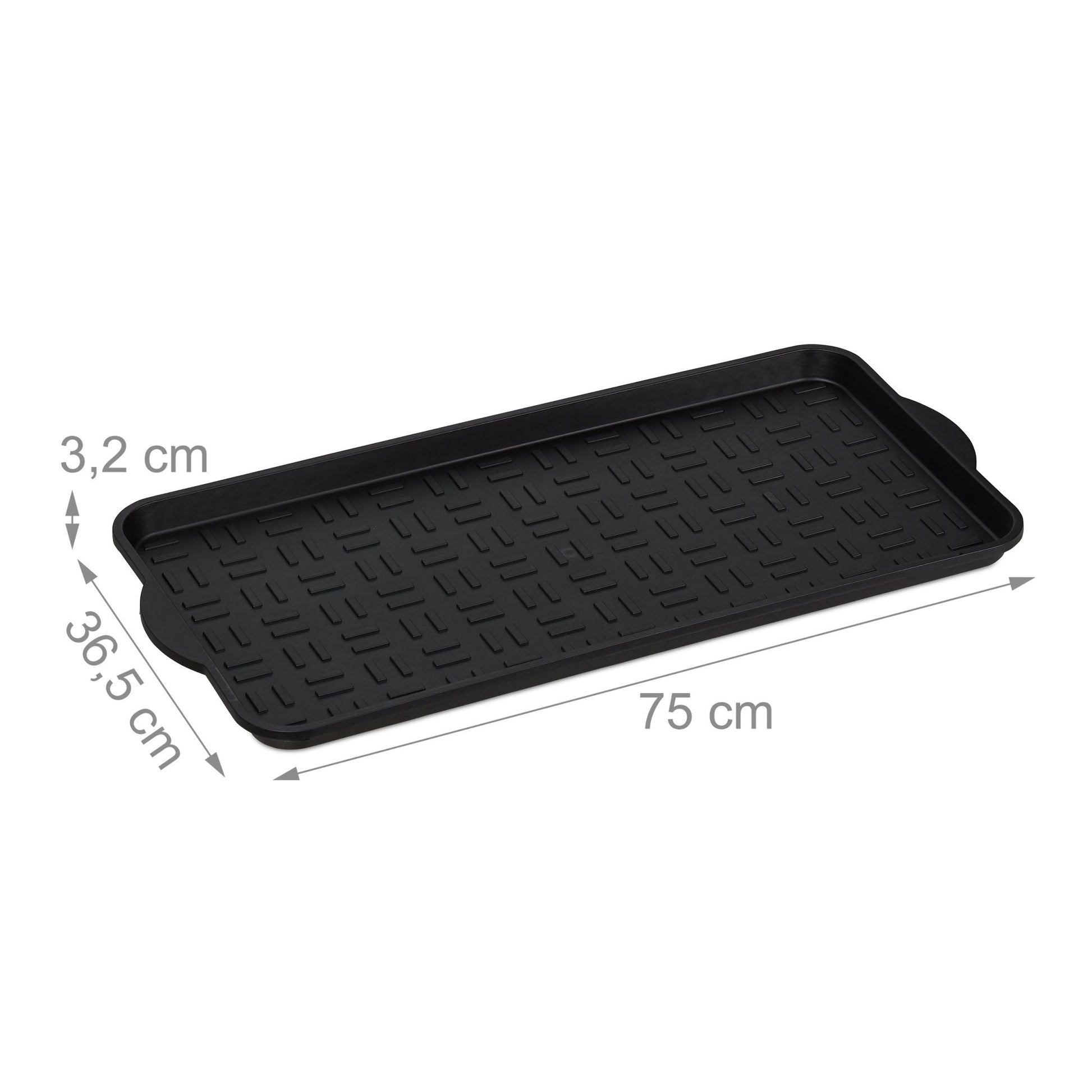 XL Schuhablage 2er-Set Schwarz von Relaxdays