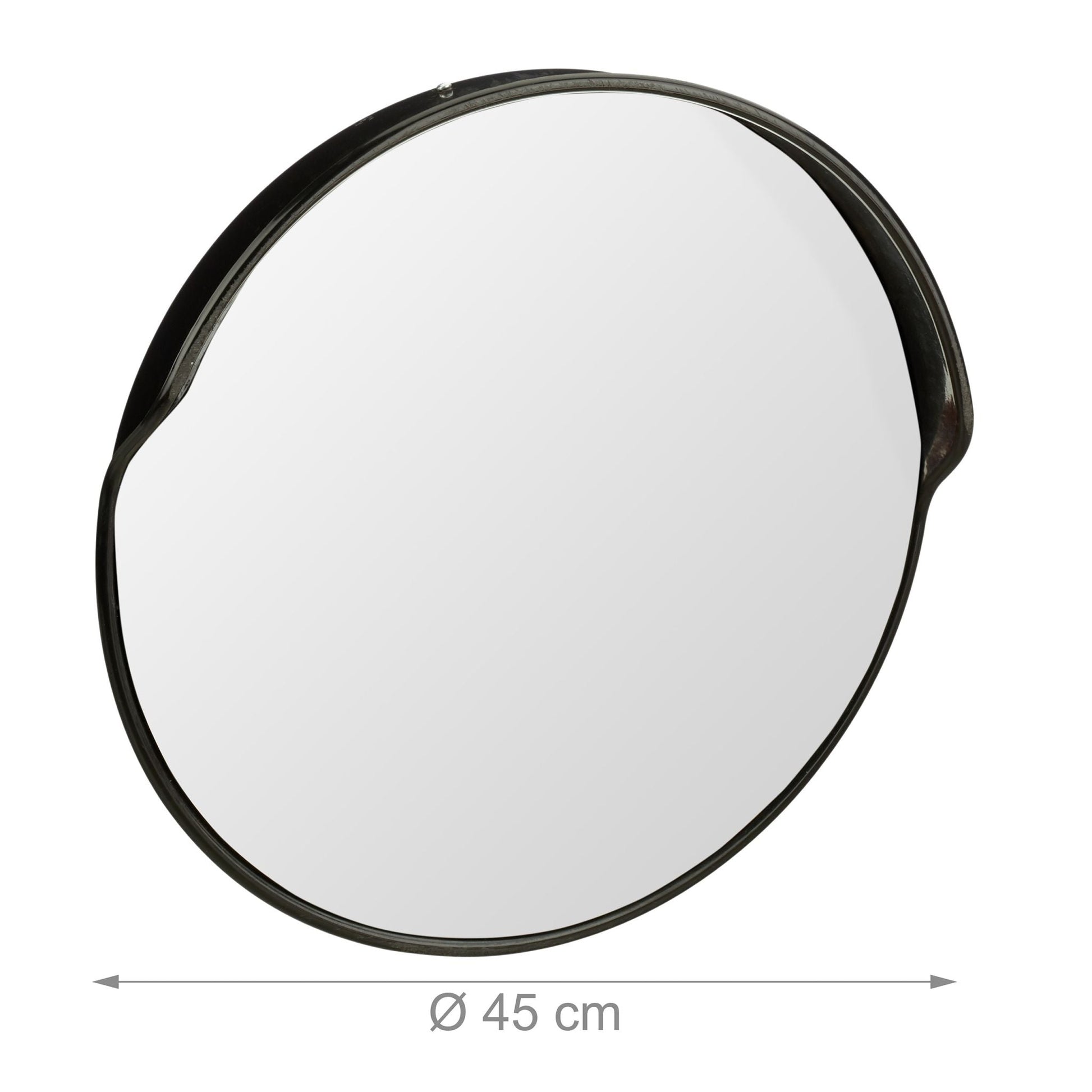 Verkehrsspiegel 45cm Schwarz von Relaxdays