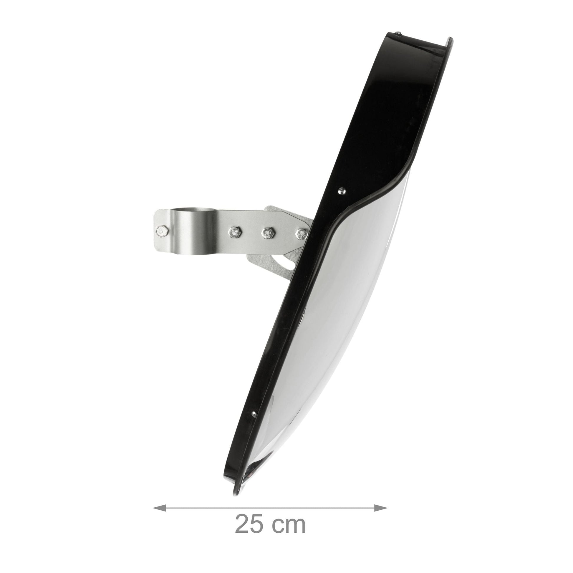 Verkehrsspiegel 45cm Schwarz von Relaxdays