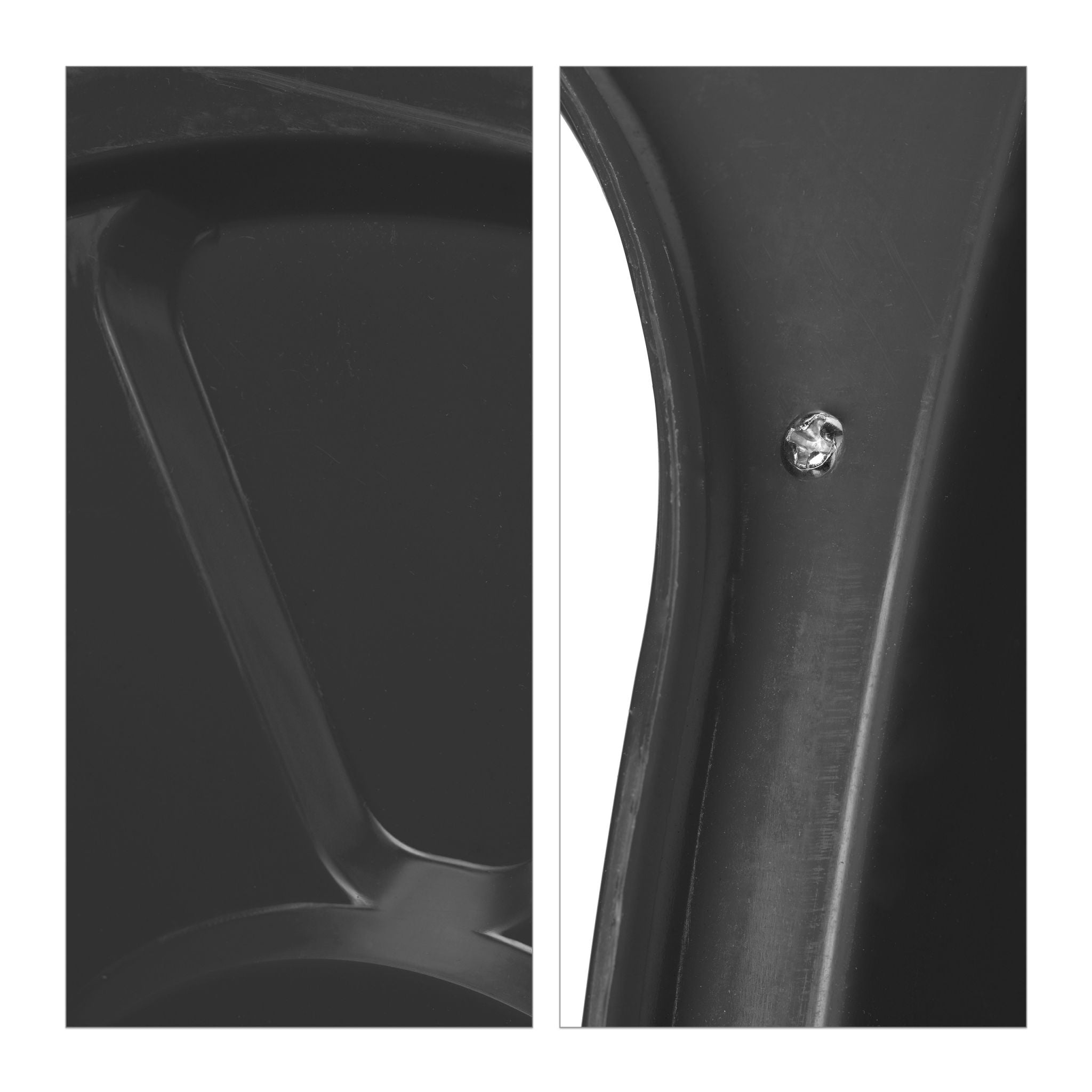 Verkehrsspiegel 45cm Schwarz von Relaxdays