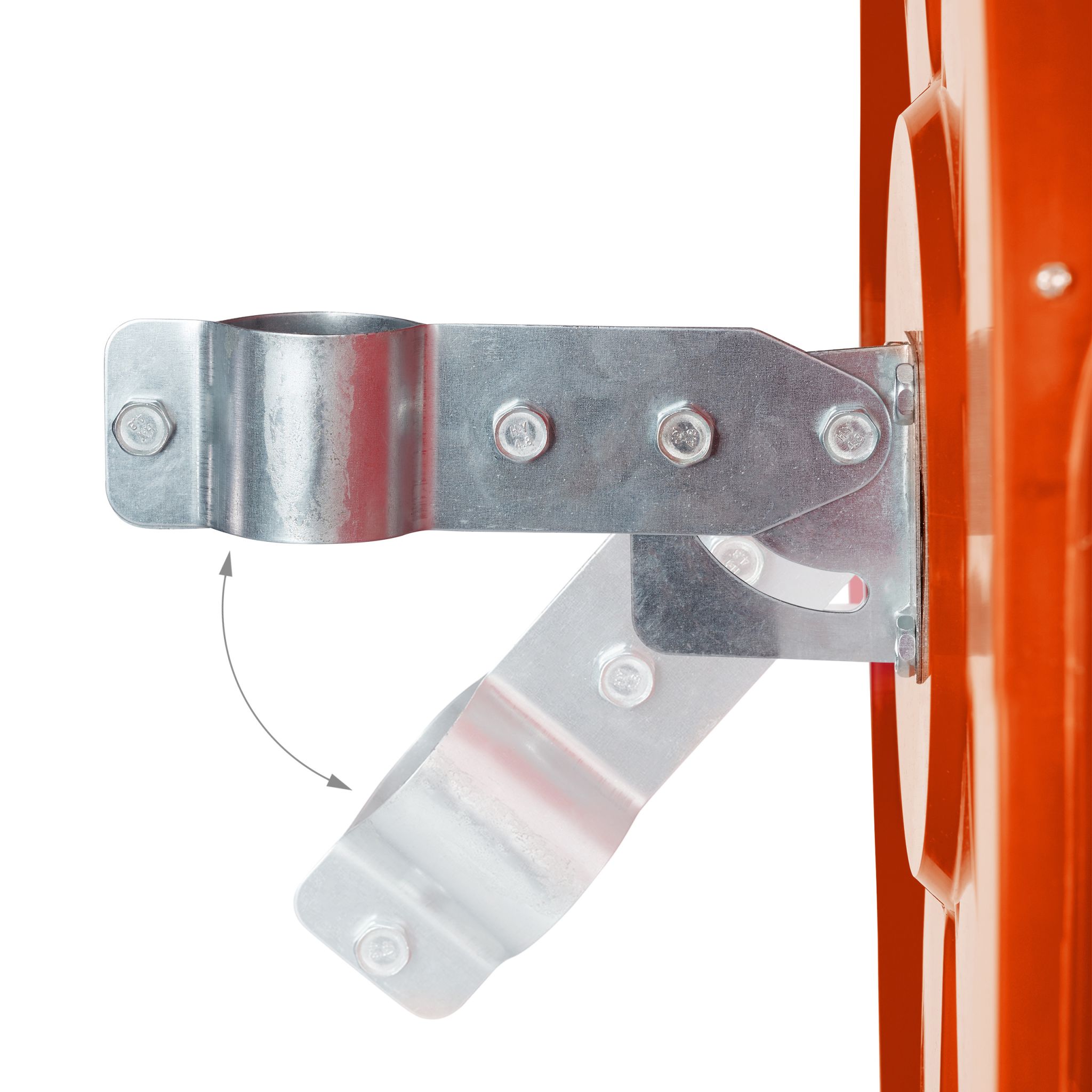 Verkehrsspiegel 45cm Rot von Relaxdays