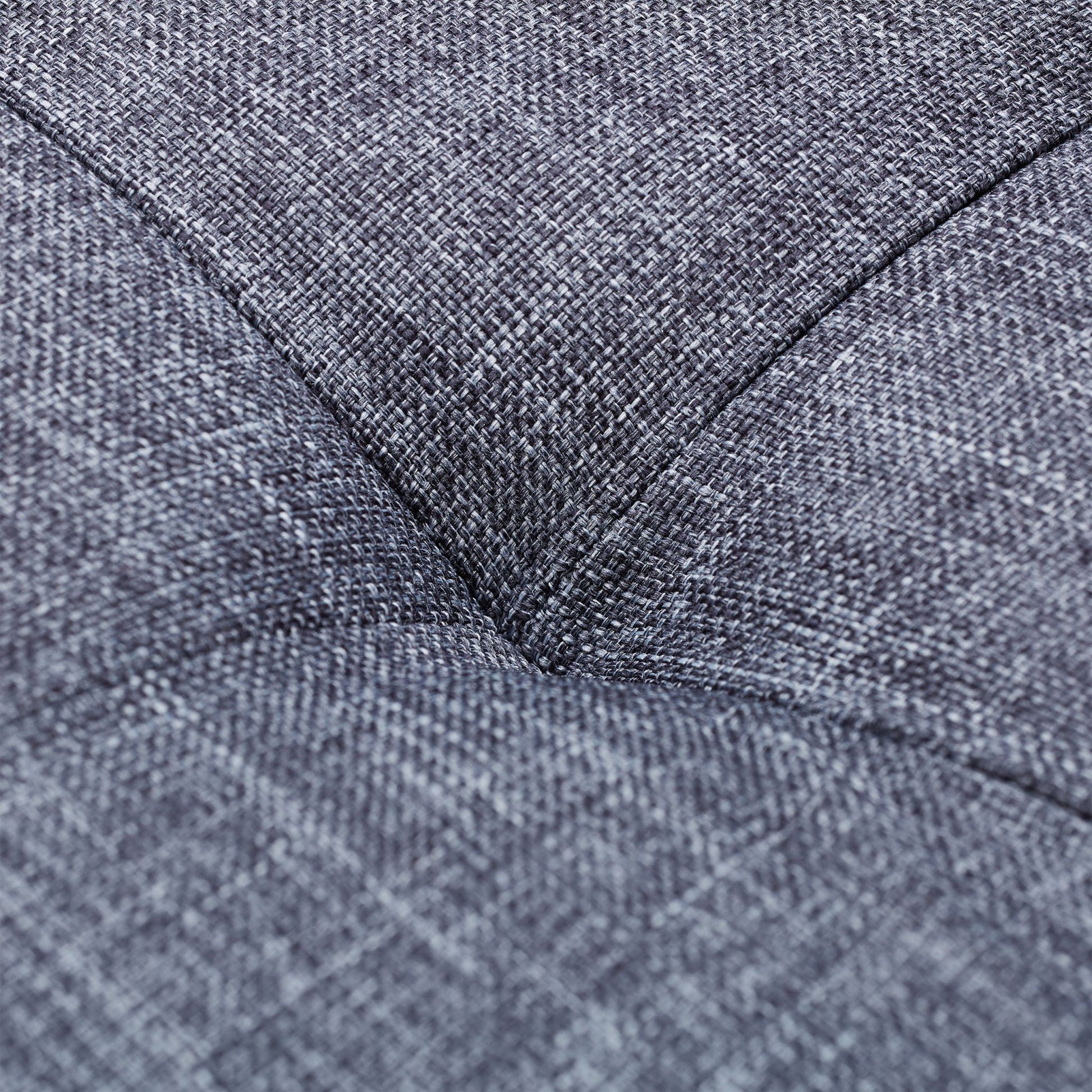 Sitzhocker mit Stauraum Hellbraun-Grau von Relaxdays