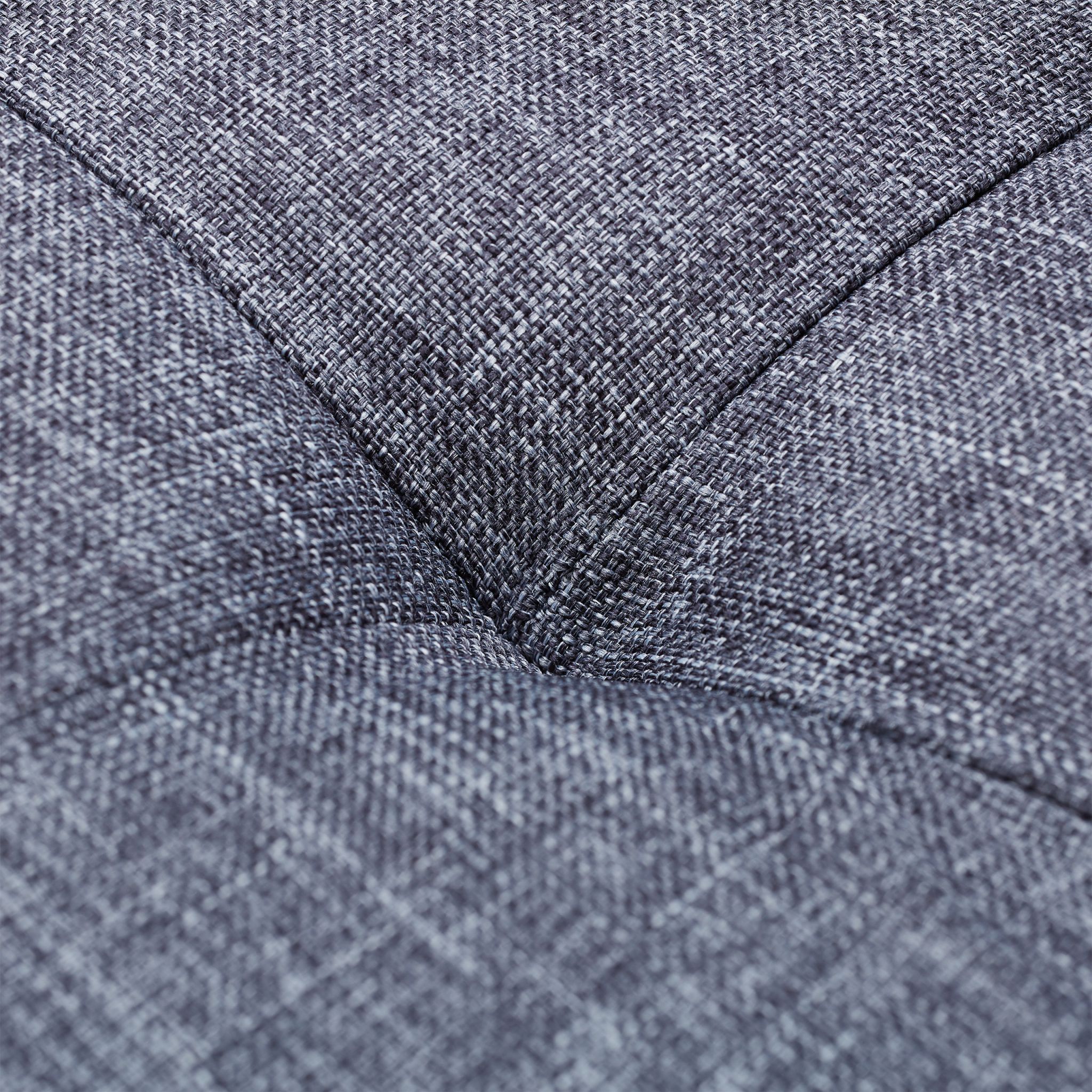 Sitzhocker mit Stauraum Hellbraun-Grau von Relaxdays