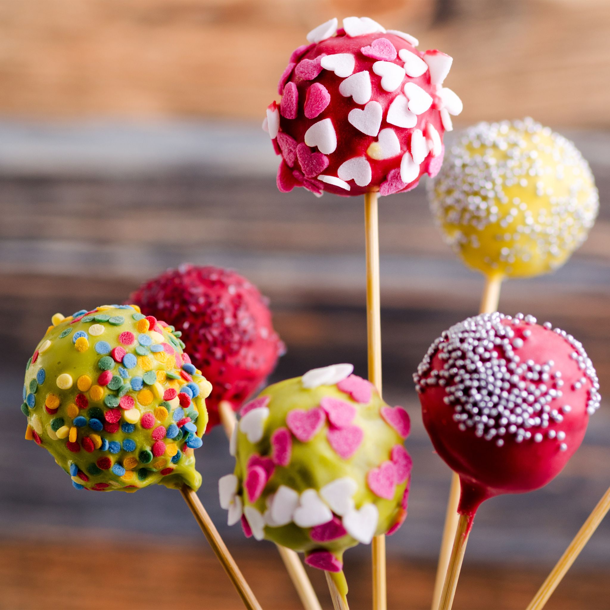 Cake Pop Stiel Bambus 400er-Set Hellbraun von Relaxdays