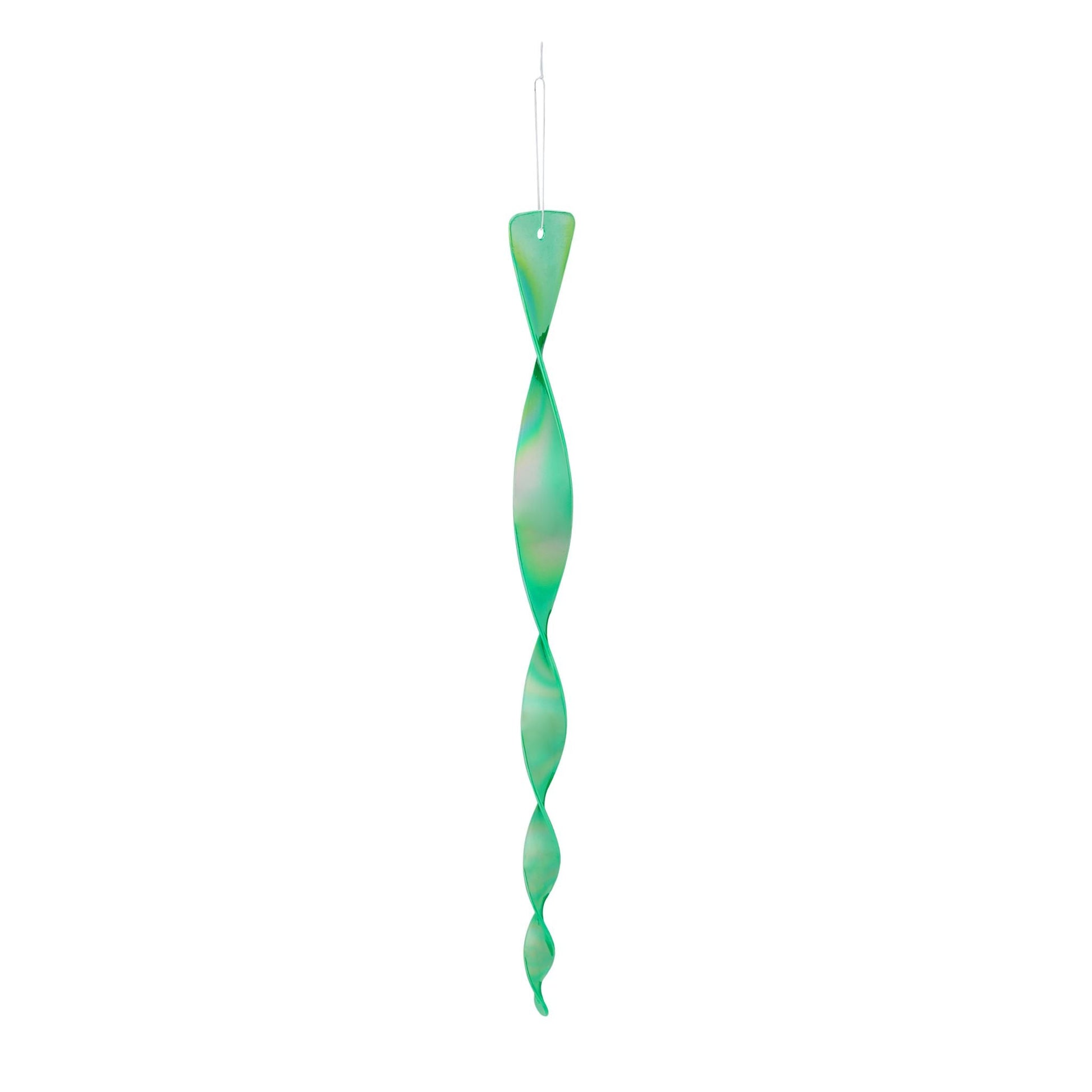 Vogelabwehr Spirale 12er-Set Grün von Relaxdays