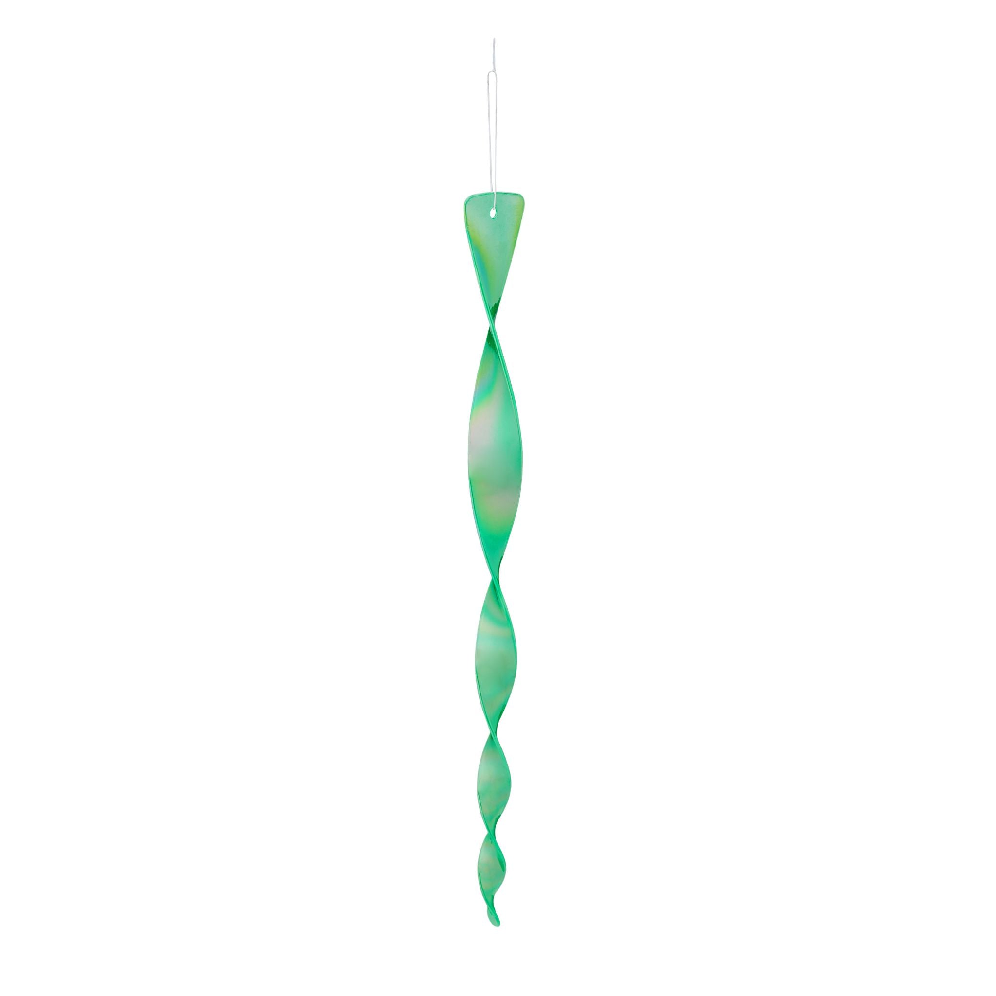 Vogelabwehr Spirale 12er-Set Grün von Relaxdays
