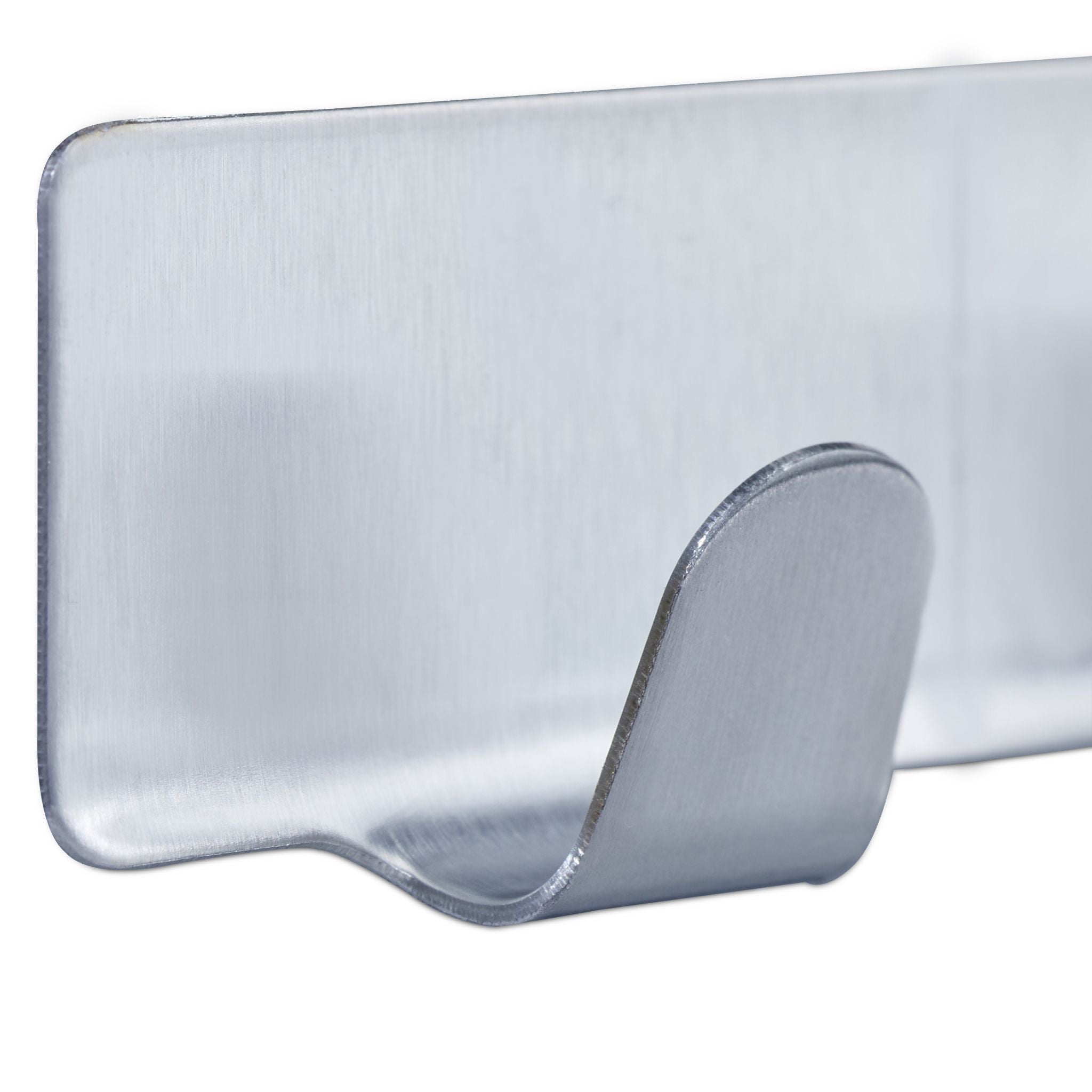Hakenleiste selbstklebend 3er-Set Silber von Relaxdays