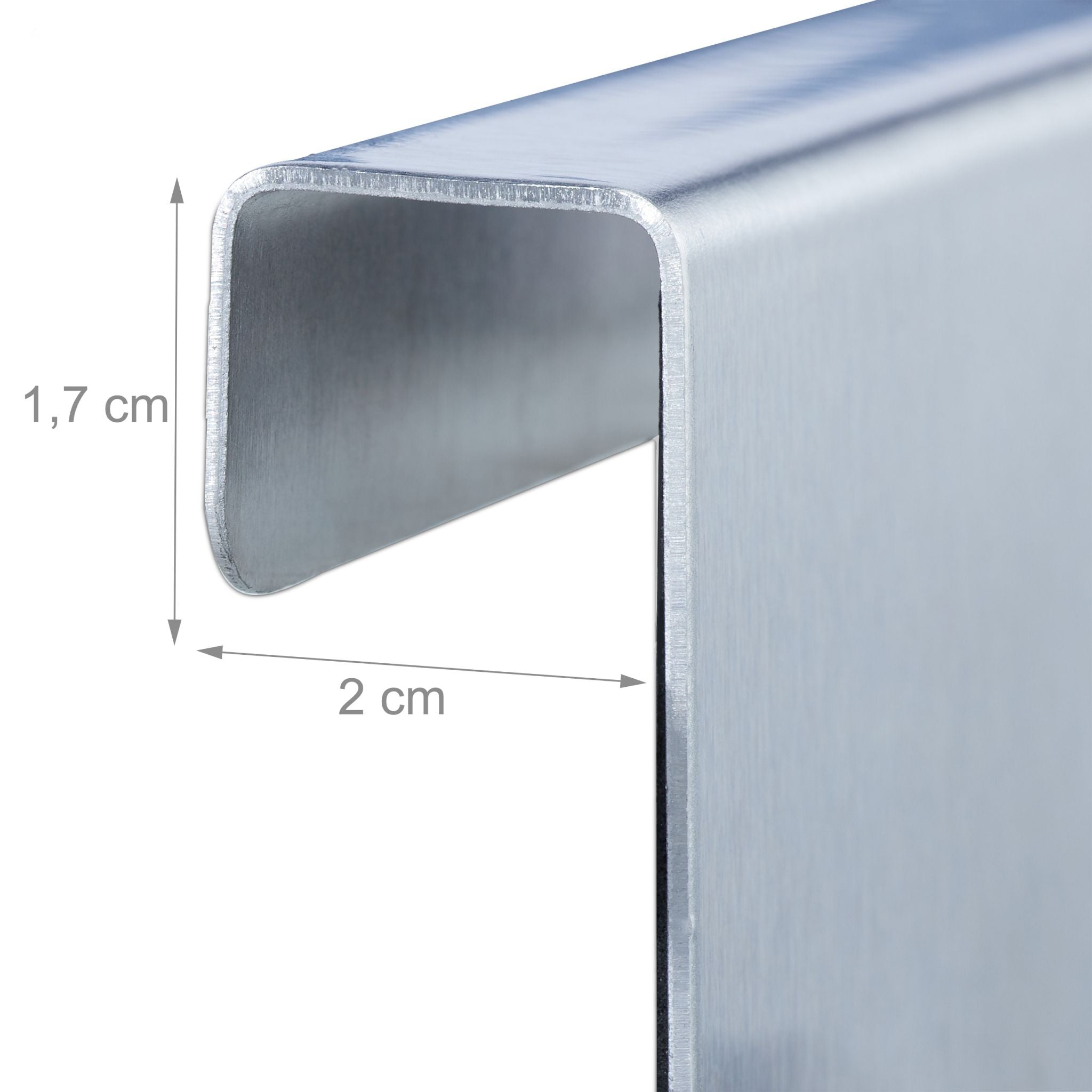 Türhaken Edelstahl 4er-Set Silber von Relaxdays