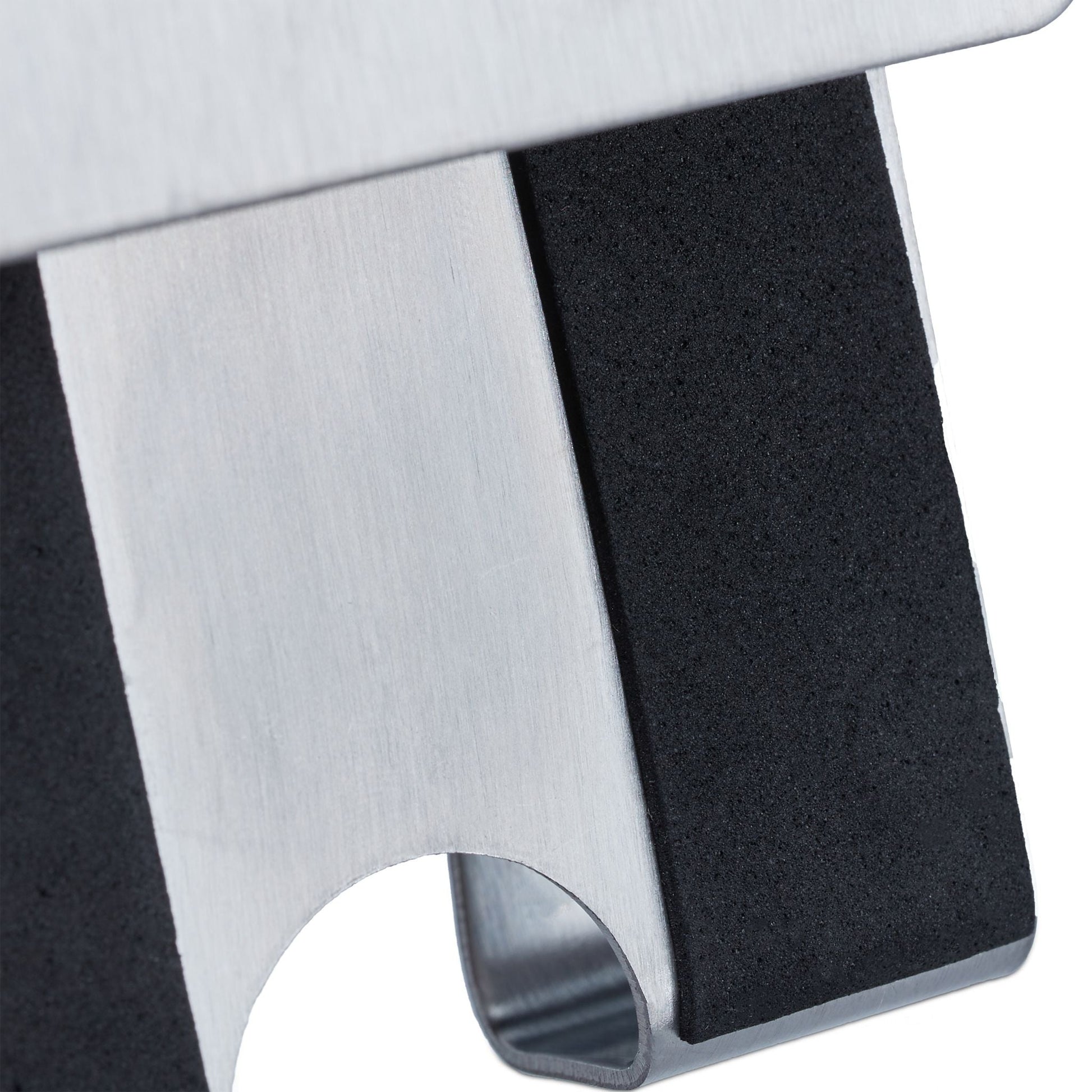 Türhaken Edelstahl 4er-Set Silber von Relaxdays