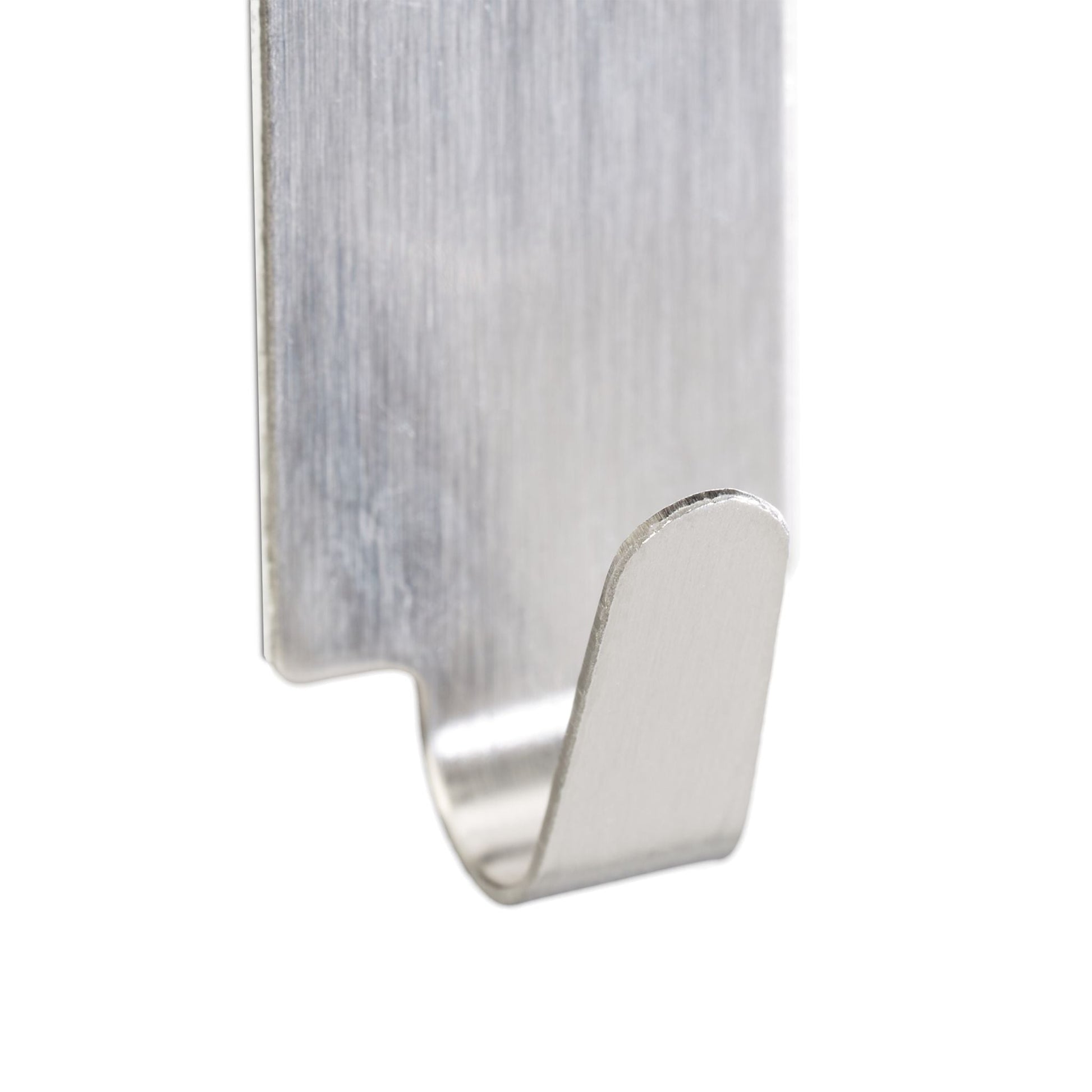 Klebehaken 24er-Set eckig Silber von Relaxdays