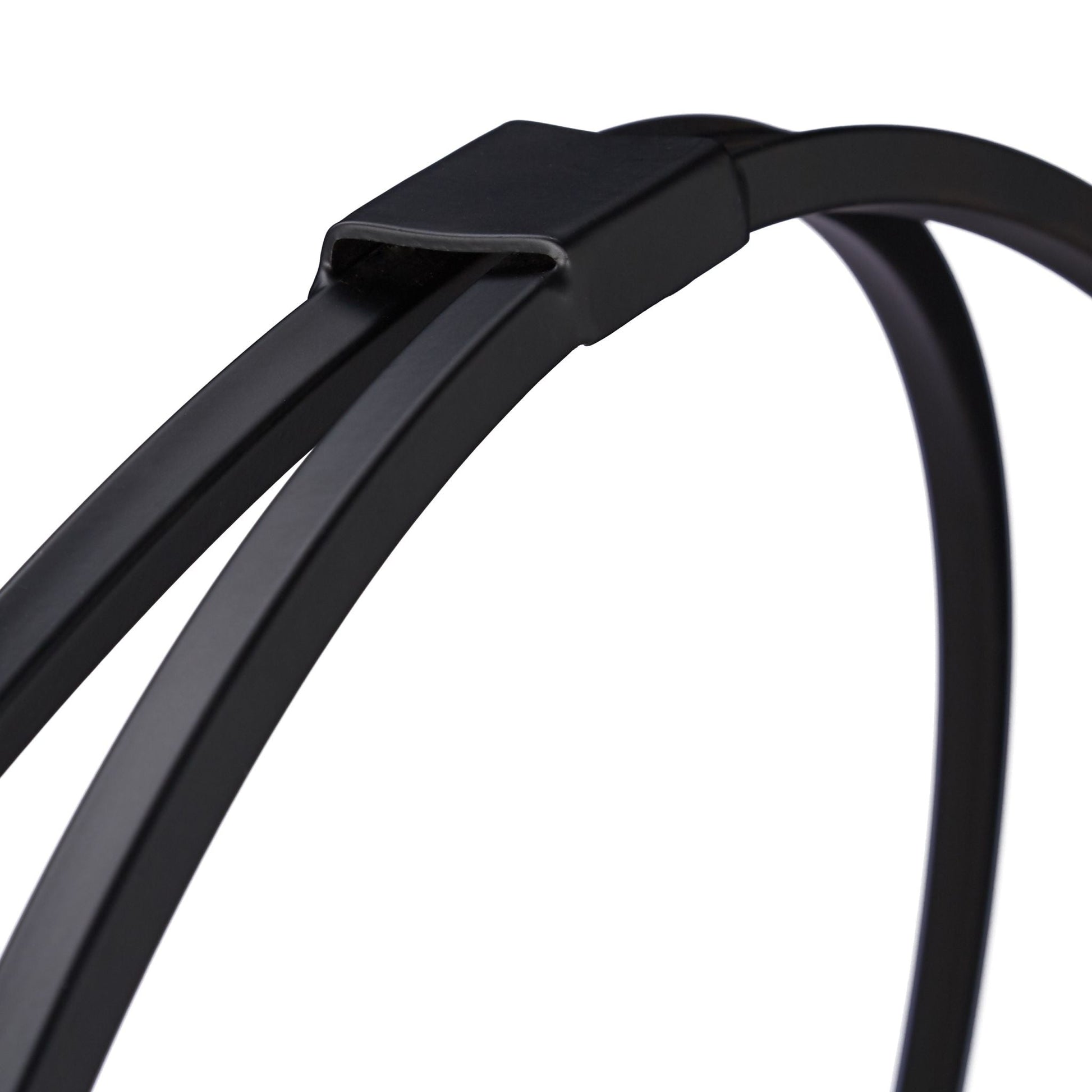 Rundes Kaminholzregal Schwarz von Relaxdays