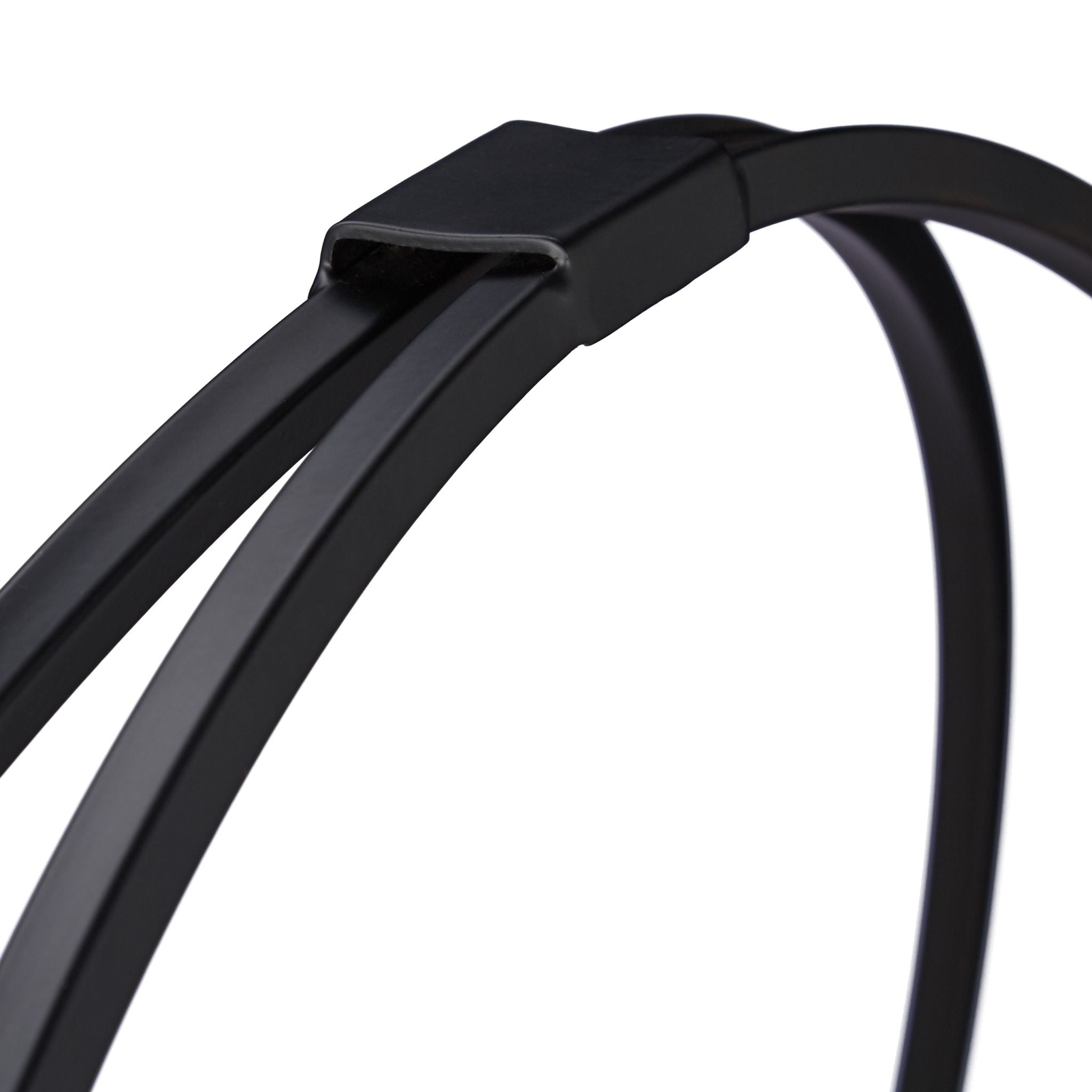 Rundes Kaminholzregal Schwarz von Relaxdays