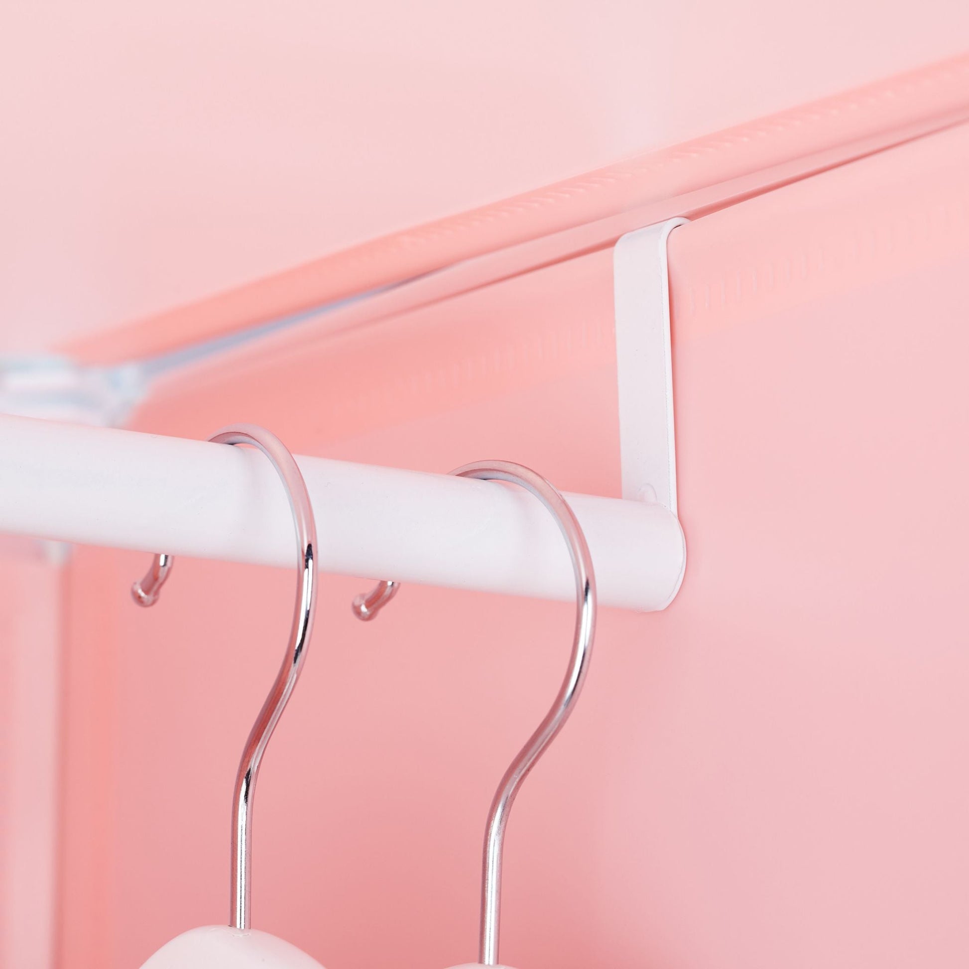 Steckregal Kinderzimmer mit 12 Fächern Weiss-Hellblau-Rosa von Relaxdays