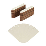 Pflanzenstecker Holz 60er-Set Hellbraun von Relaxdays