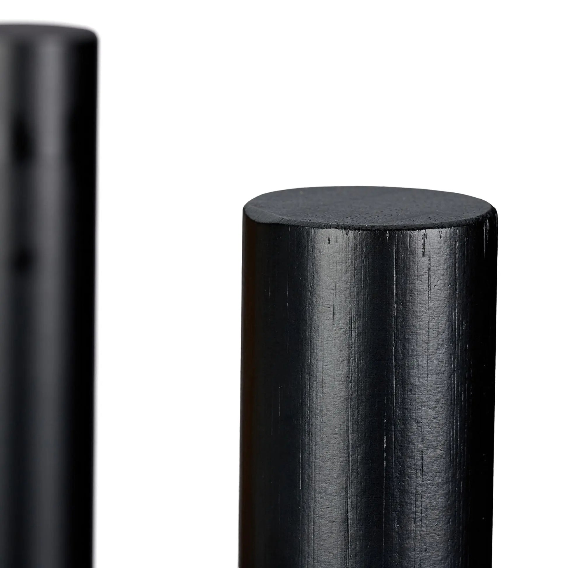 Blumenständer Bambus verstellbar schwarz Schwarz von Relaxdays