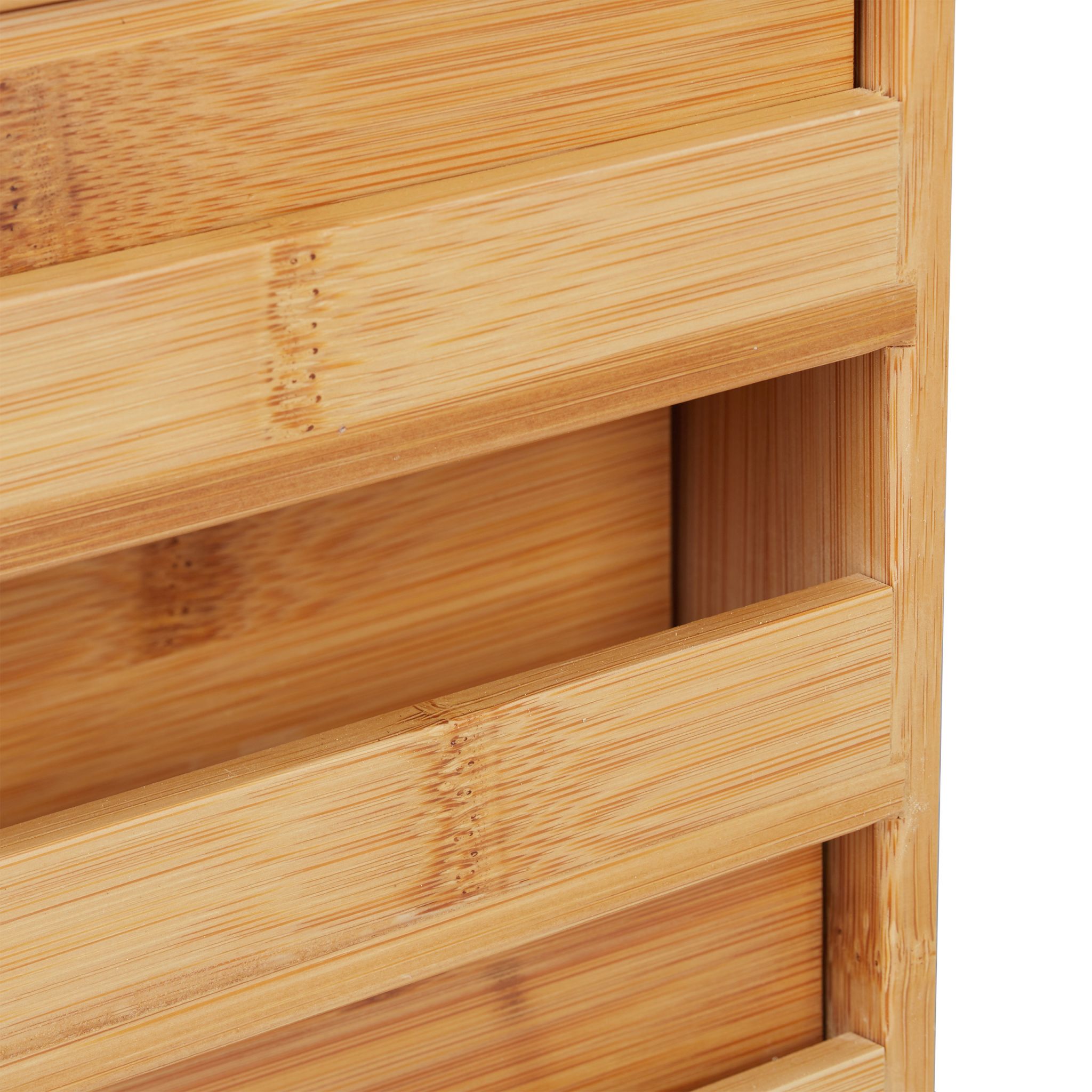 Schreibtisch Organizer mit 3 Schubladen Hellbraun von Relaxdays