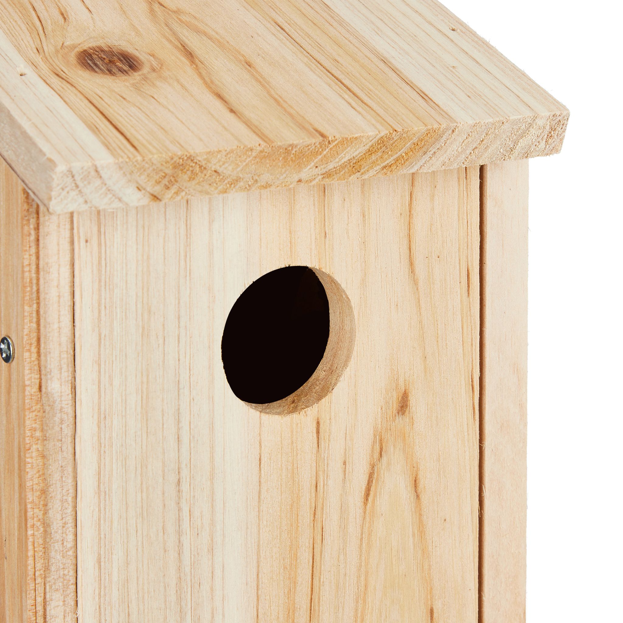 Nistkasten Holz zum Aufhängen Hellbraun von Relaxdays
