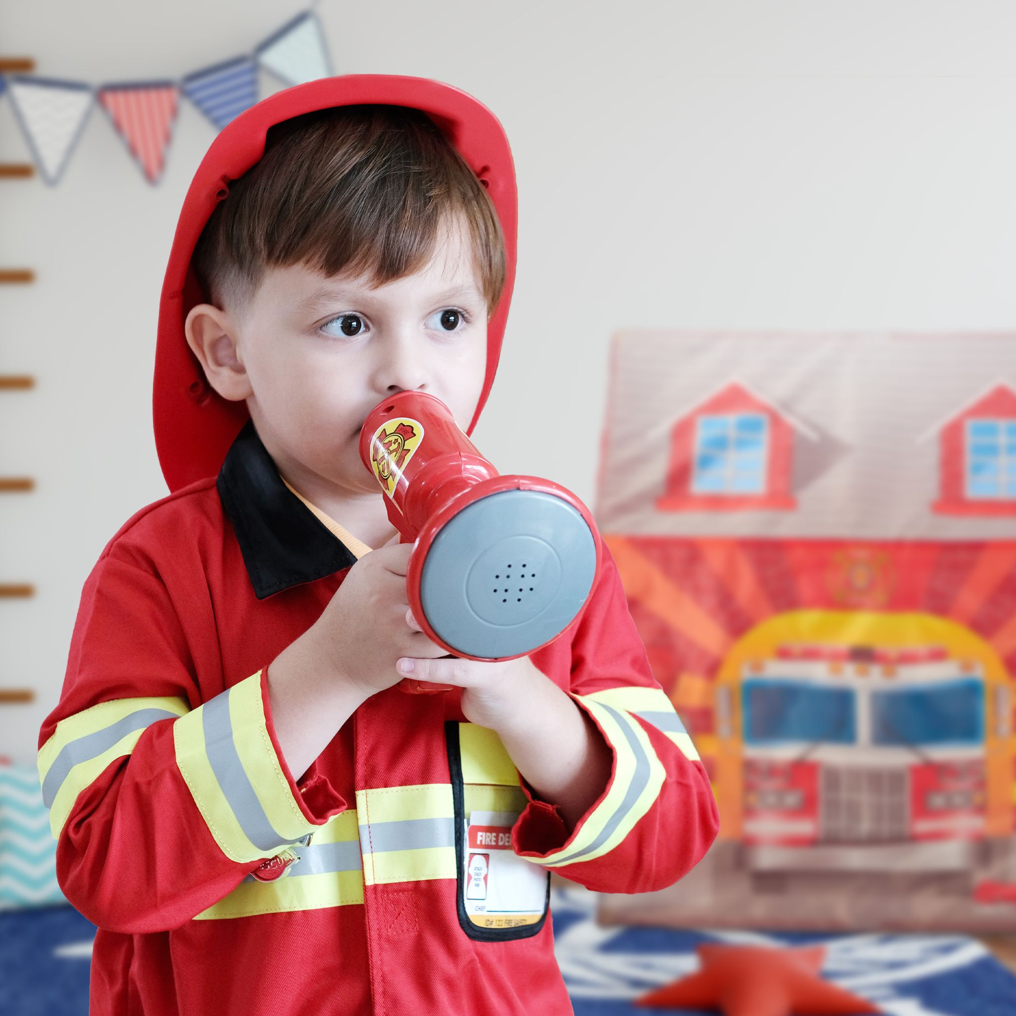 Feuerwehr Kinderzelt Rot von guteszeug.ch