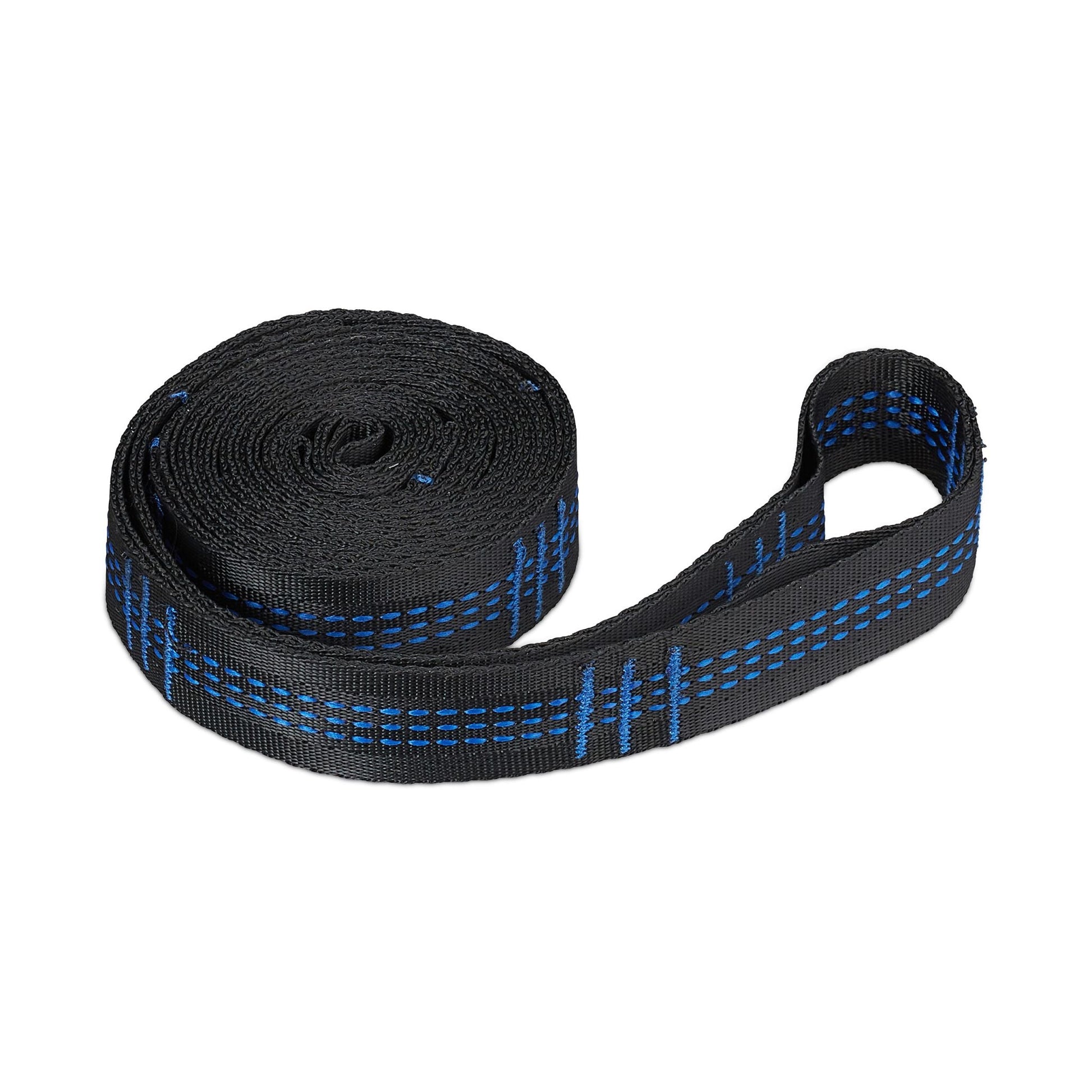 Hängematte Befestigung Set Blau-Schwarz von Relaxdays