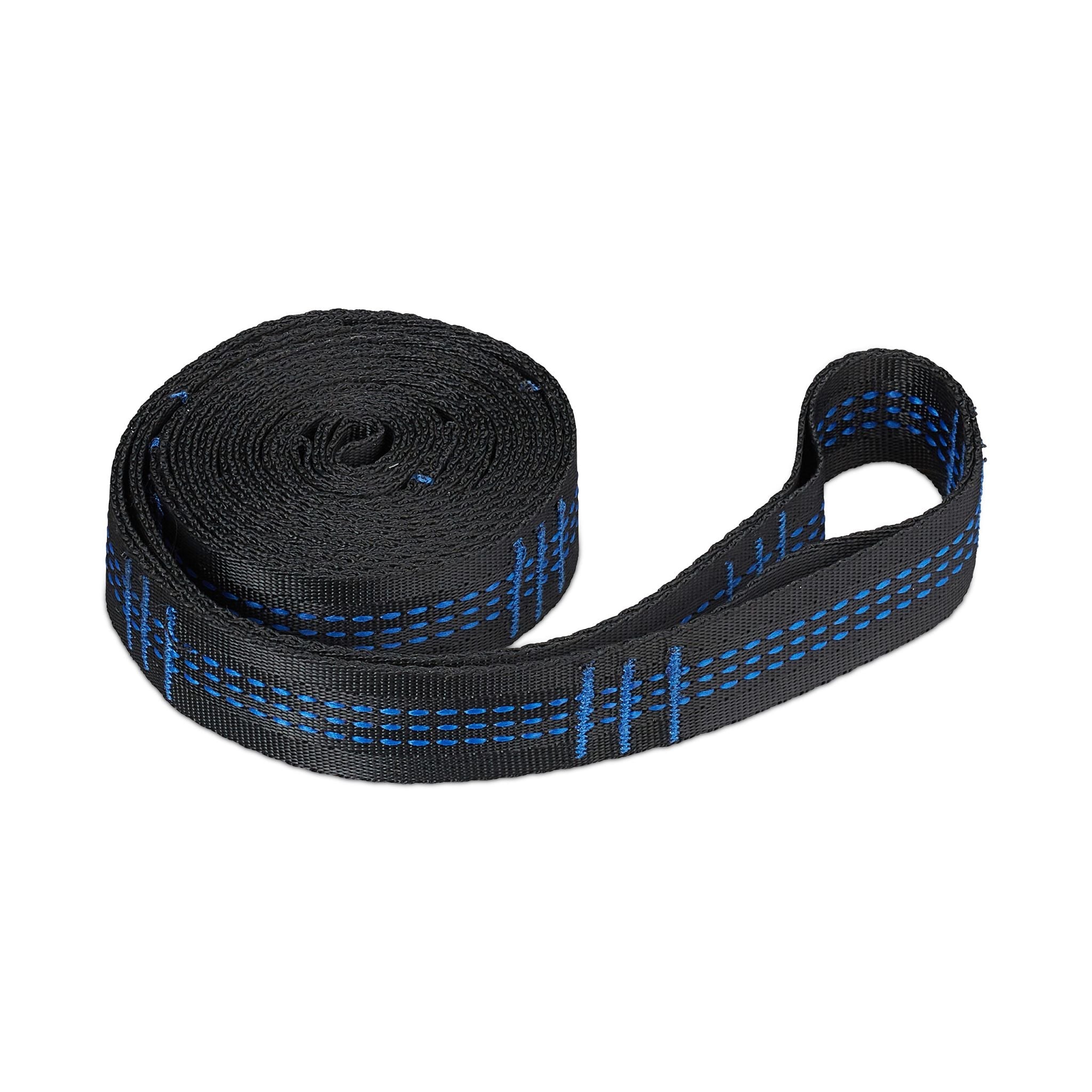 Hängematte Befestigung Set Blau-Schwarz von Relaxdays