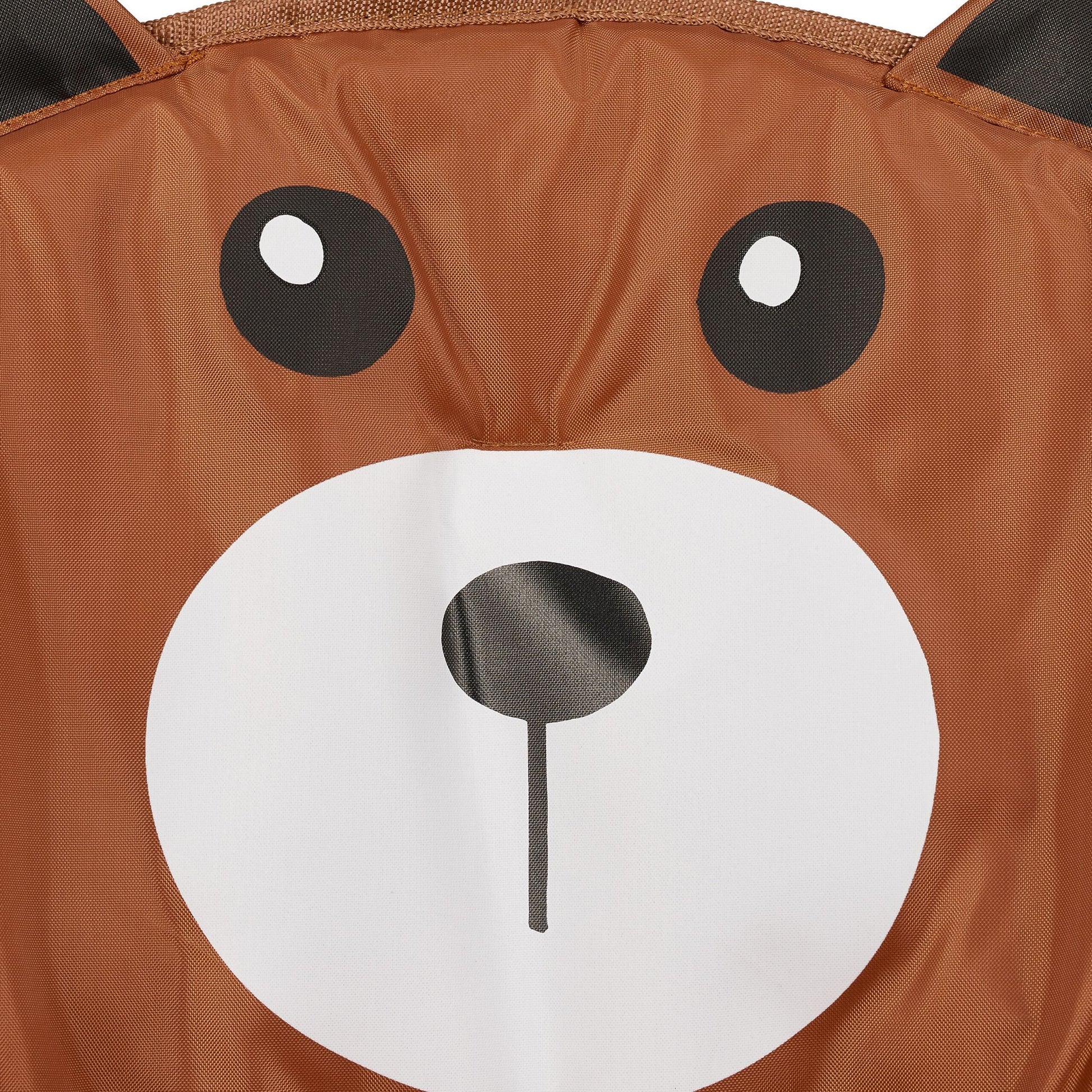 Faltbarer Moonchair für Kinder Weiss-Braun-Schwarz von Relaxdays