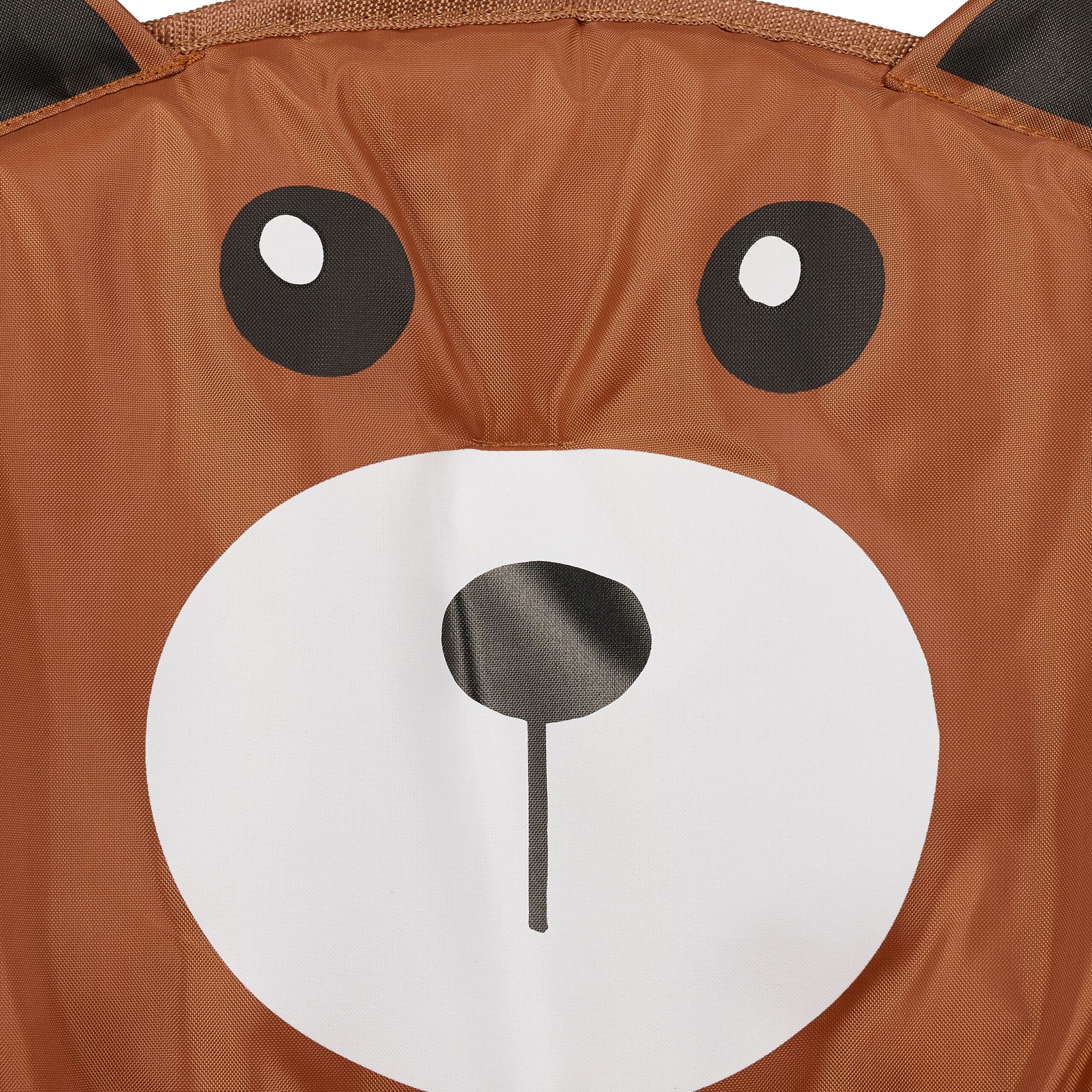 Faltbarer Moonchair für Kinder Weiss-Braun-Schwarz von Relaxdays
