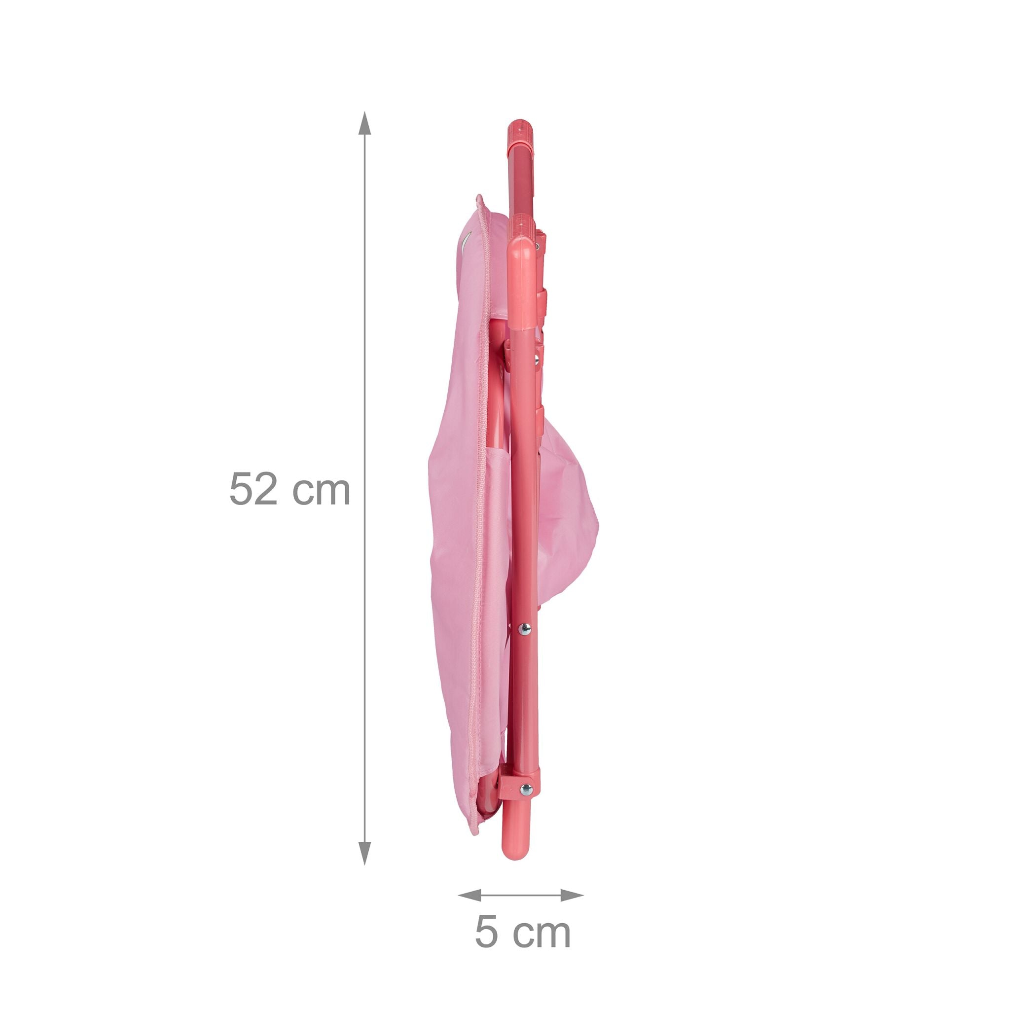 Faltbarer Moonchair für Kinder Gelb-Hellblau-Pink von Relaxdays