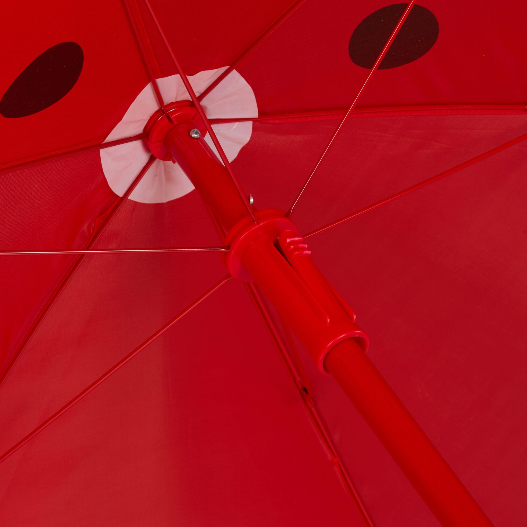 Camping Kindersitzgruppe mit Schirm Rot-Schwarz von Relaxdays
